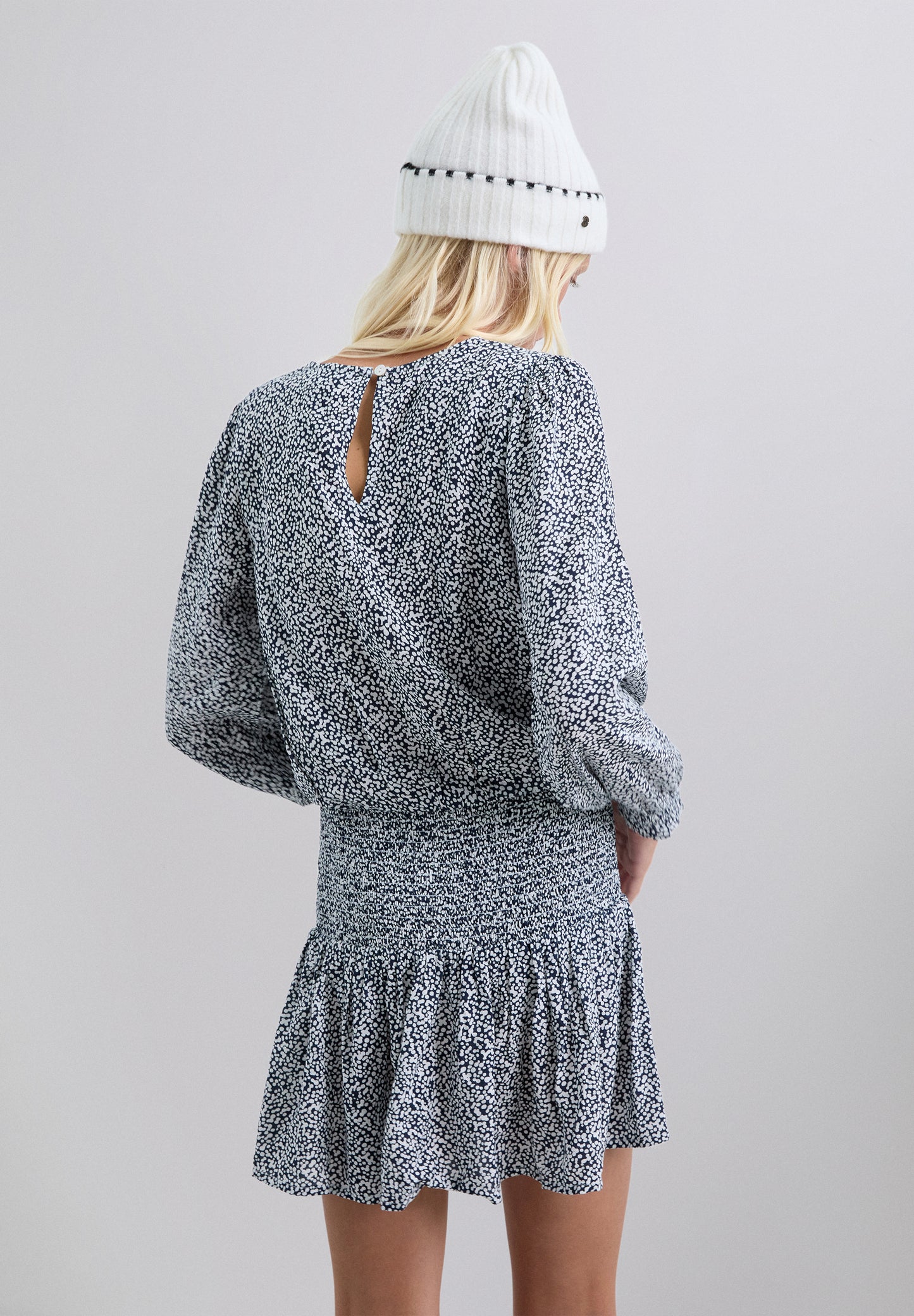 VESTIDO MINI ESTAMPADO