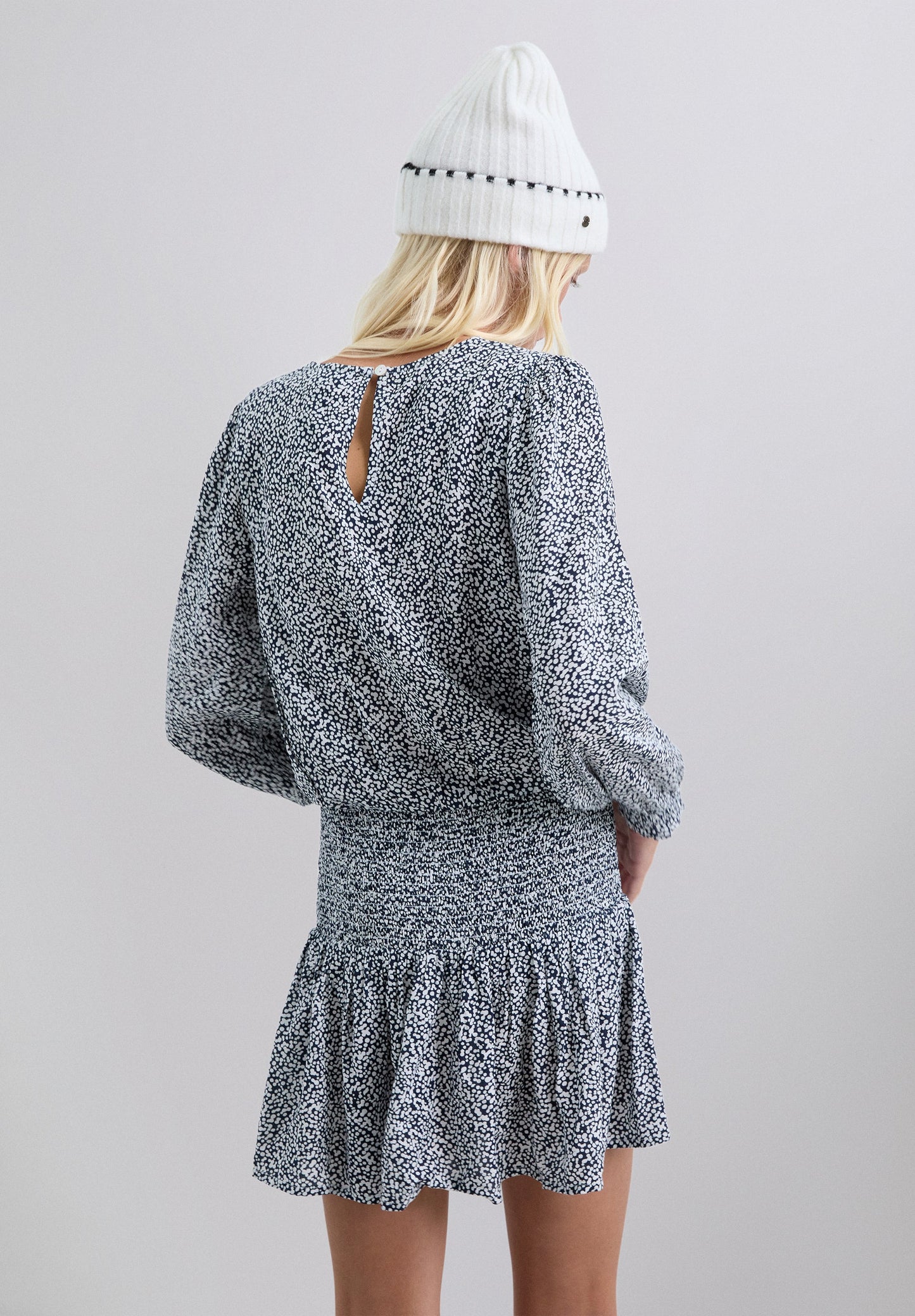 VESTIDO MINI ESTAMPADO