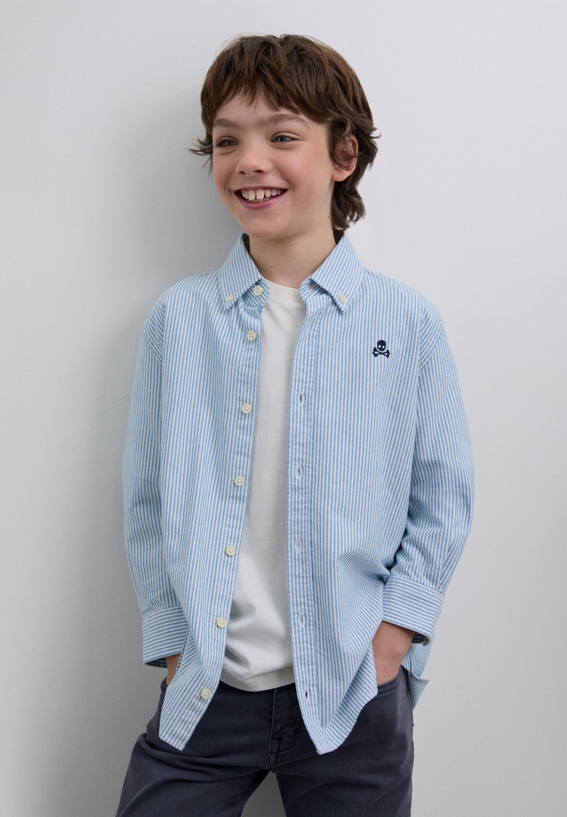 CAMISA RAYAS CALAVERA