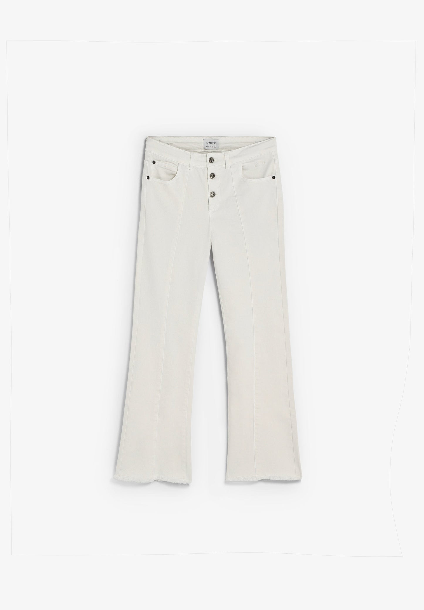 PANTALÓN DENIM CORTE FLARE