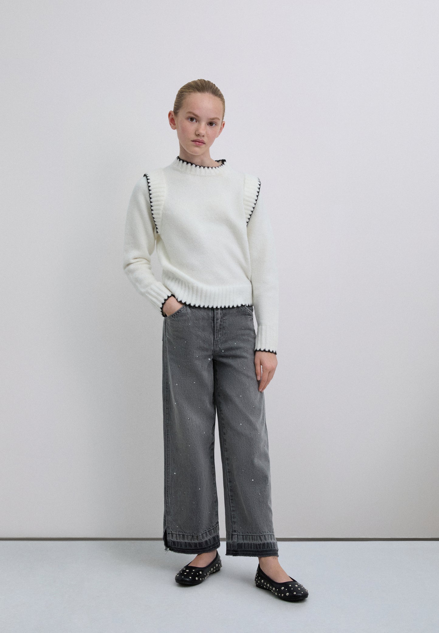 PANTALÓN CULOTTE TACHUELAS