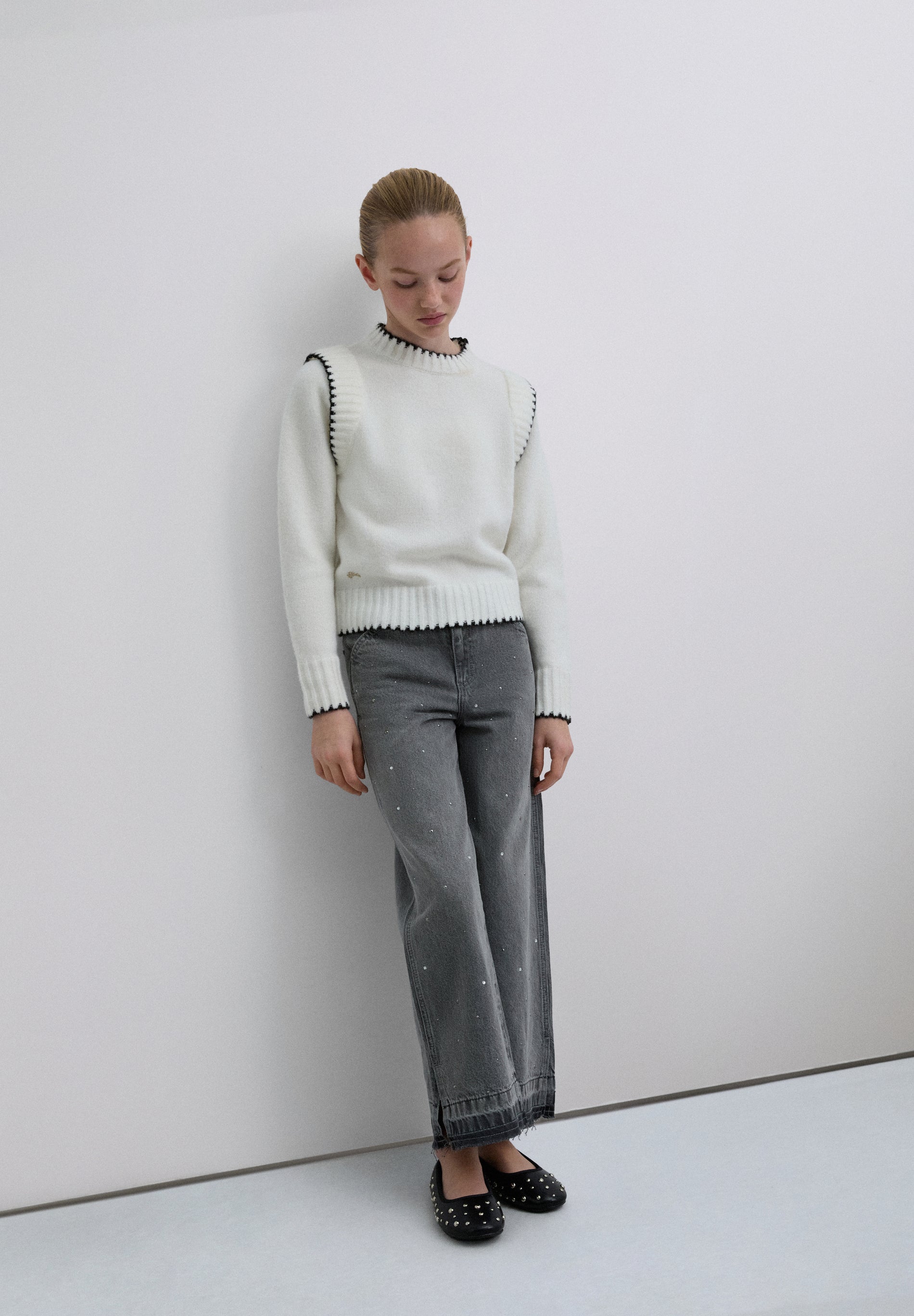 PANTALÓN CULOTTE TACHUELAS