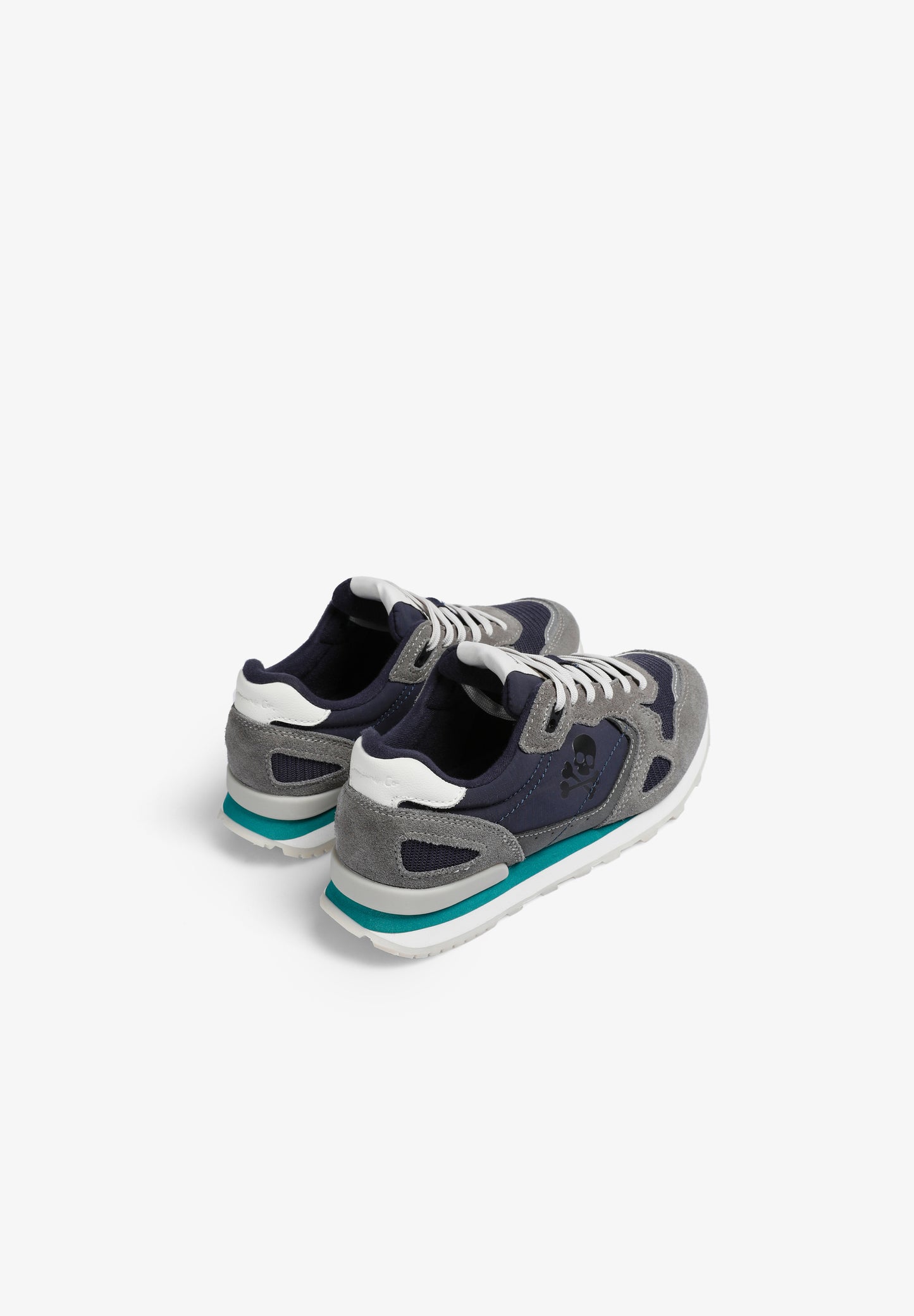 SNEAKERS PIEL CALAVERA LATERAL