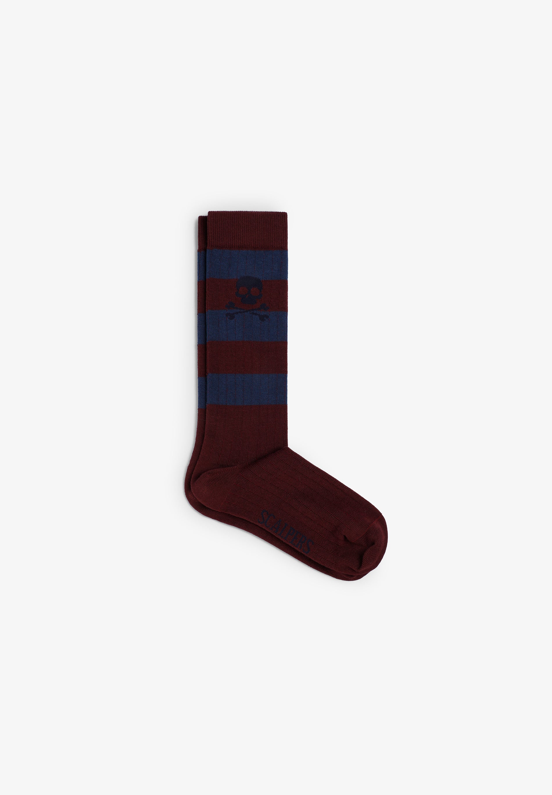 CALCETINES RAYAS CALAVERA