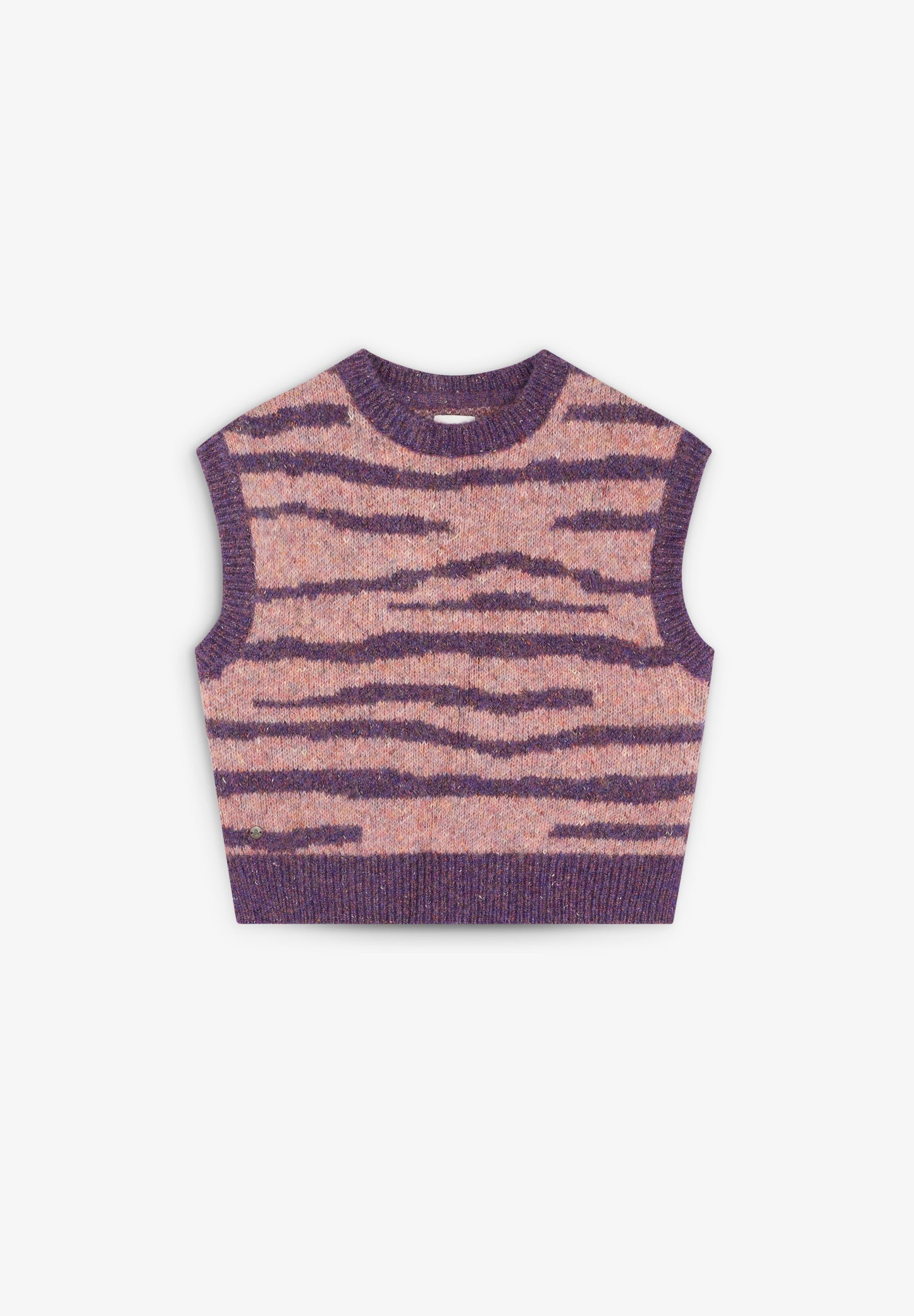 CHALECO PUNTO ANIMAL PRINT