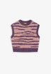 CHALECO PUNTO ANIMAL PRINT