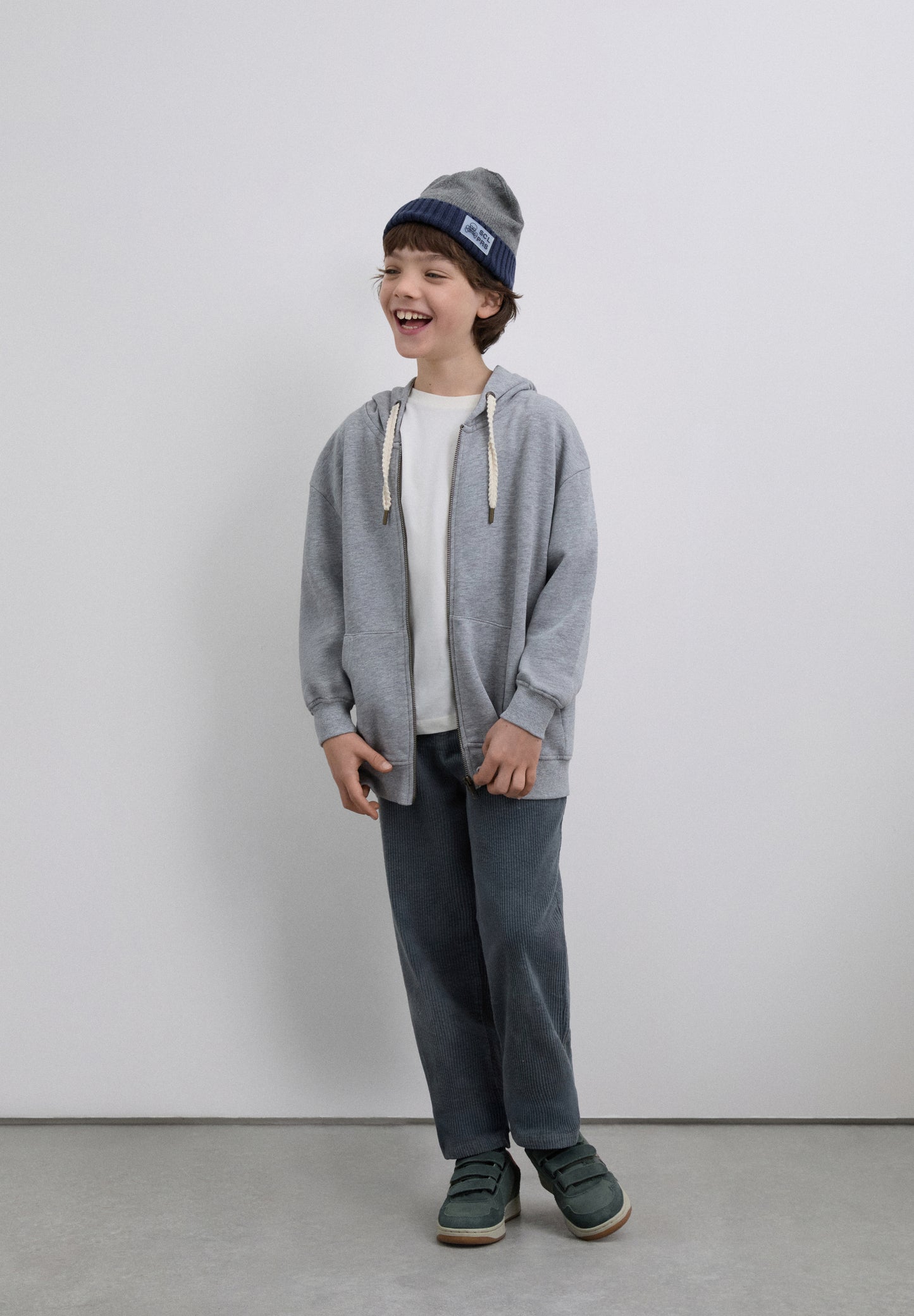 SUDADERA CALAVERA CREMALLERA