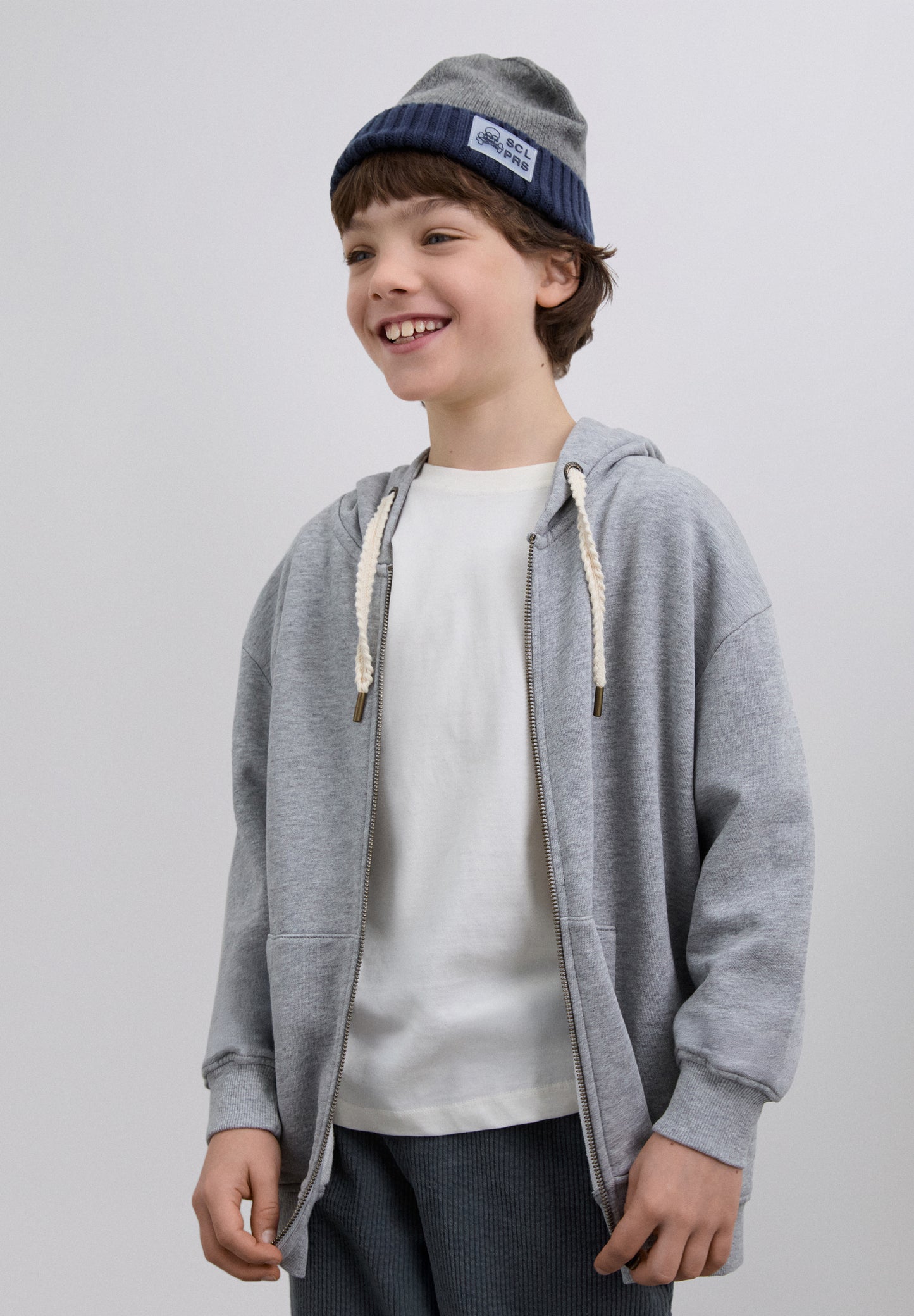 SUDADERA CALAVERA CREMALLERA