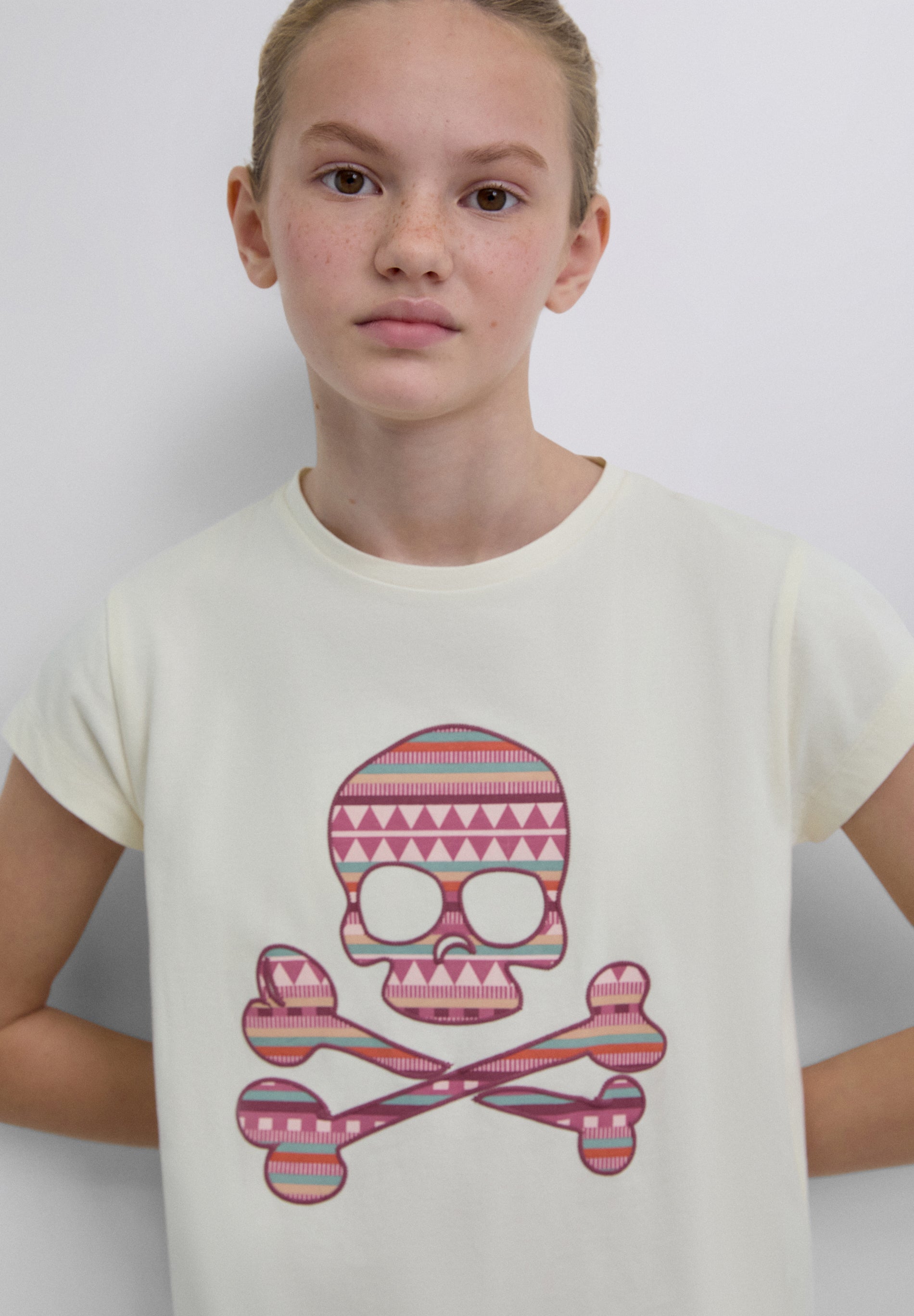CAMISETA PRINT CALAVERA