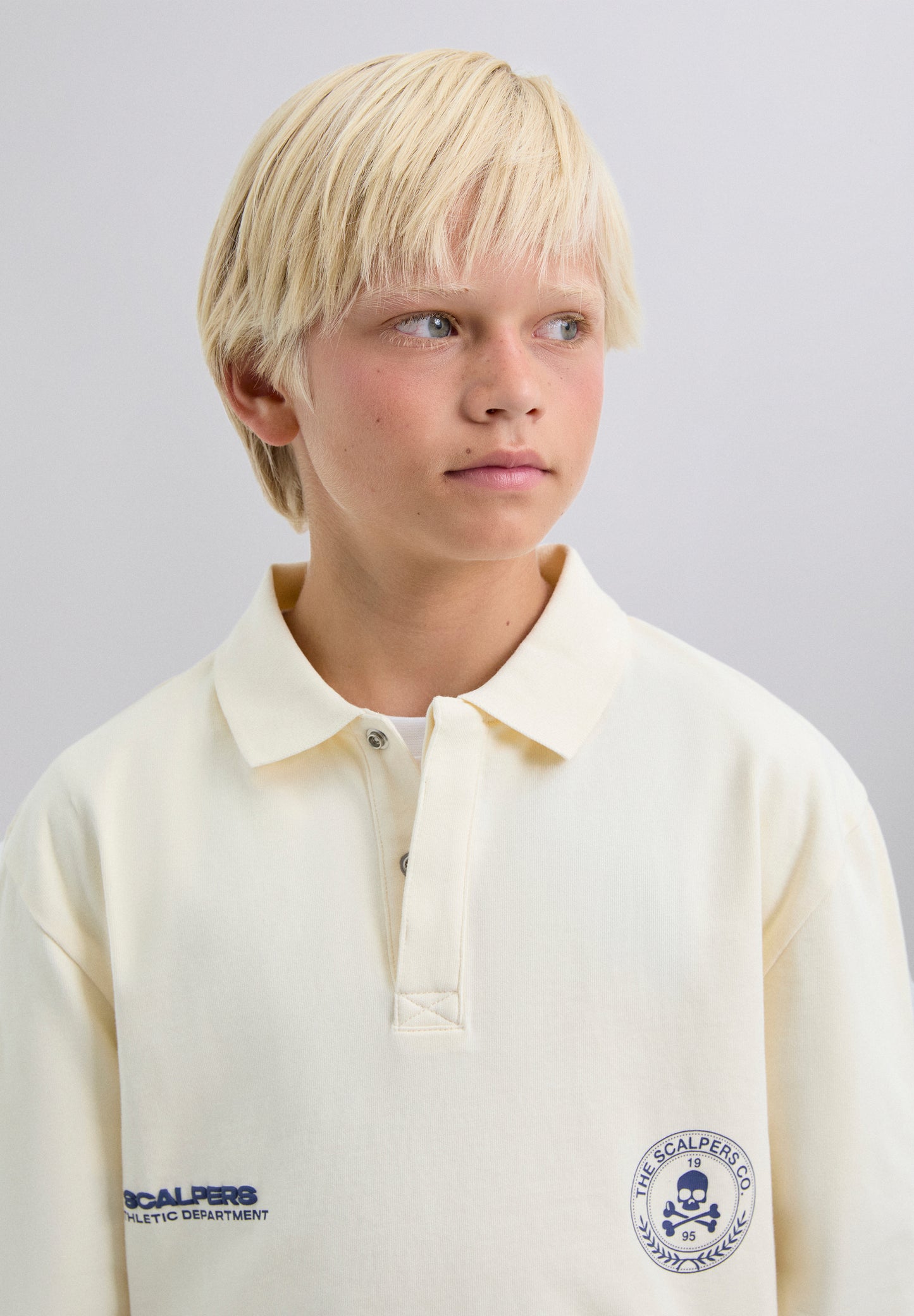 POLO PRINT MANGA LARGA