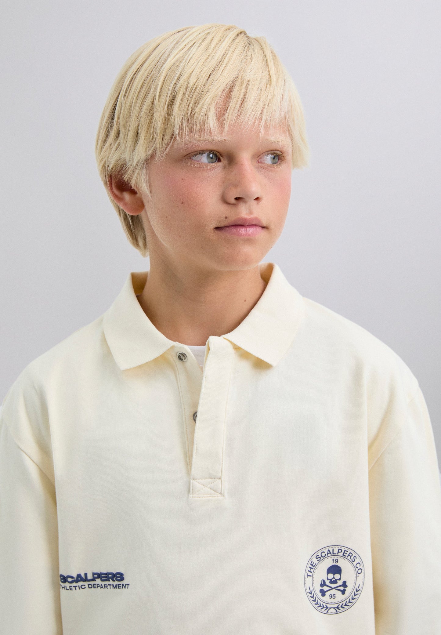 POLO PRINT MANGA LARGA