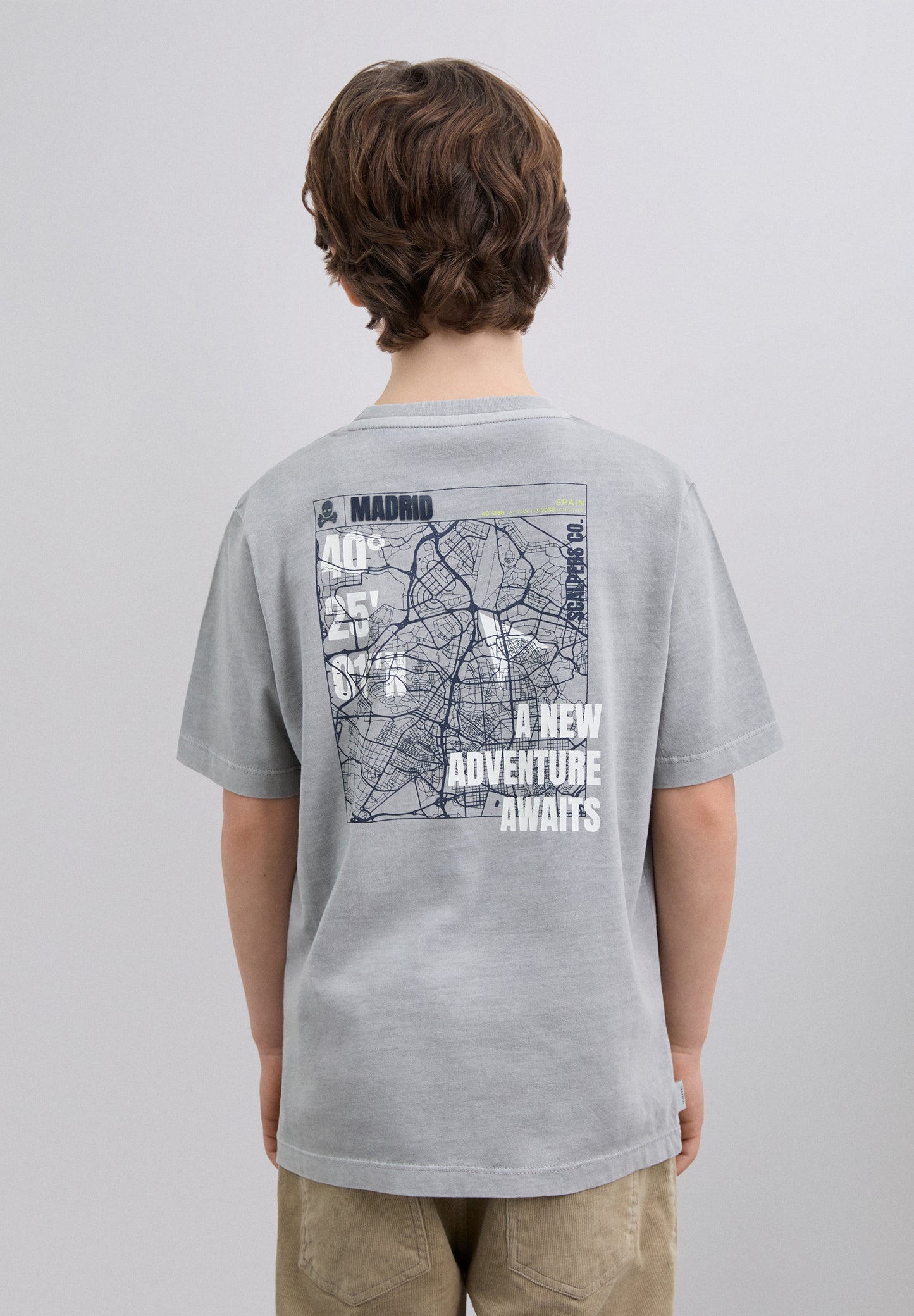 CAMISETA PRINT MAPA