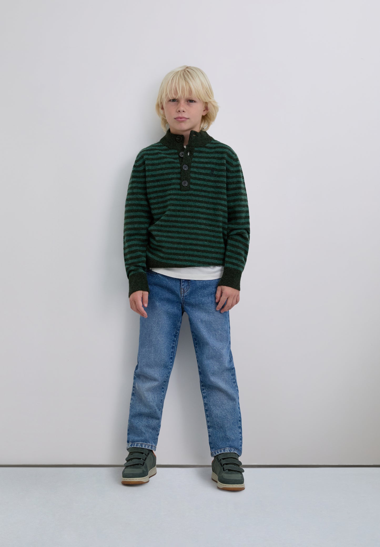 SCSTRIPES BUTTON TRICOT KIDS