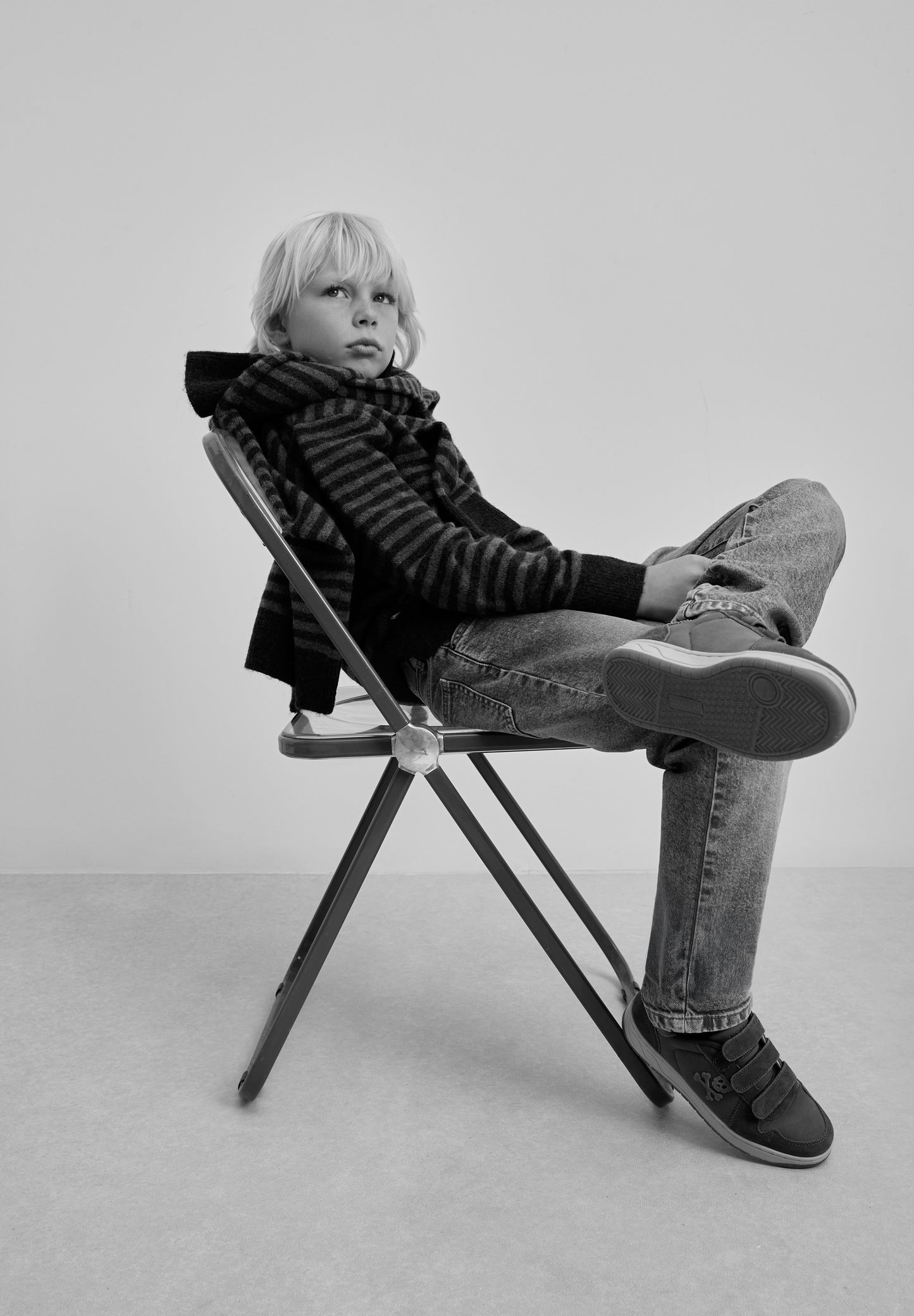 SCSTRIPES BUTTON TRICOT KIDS