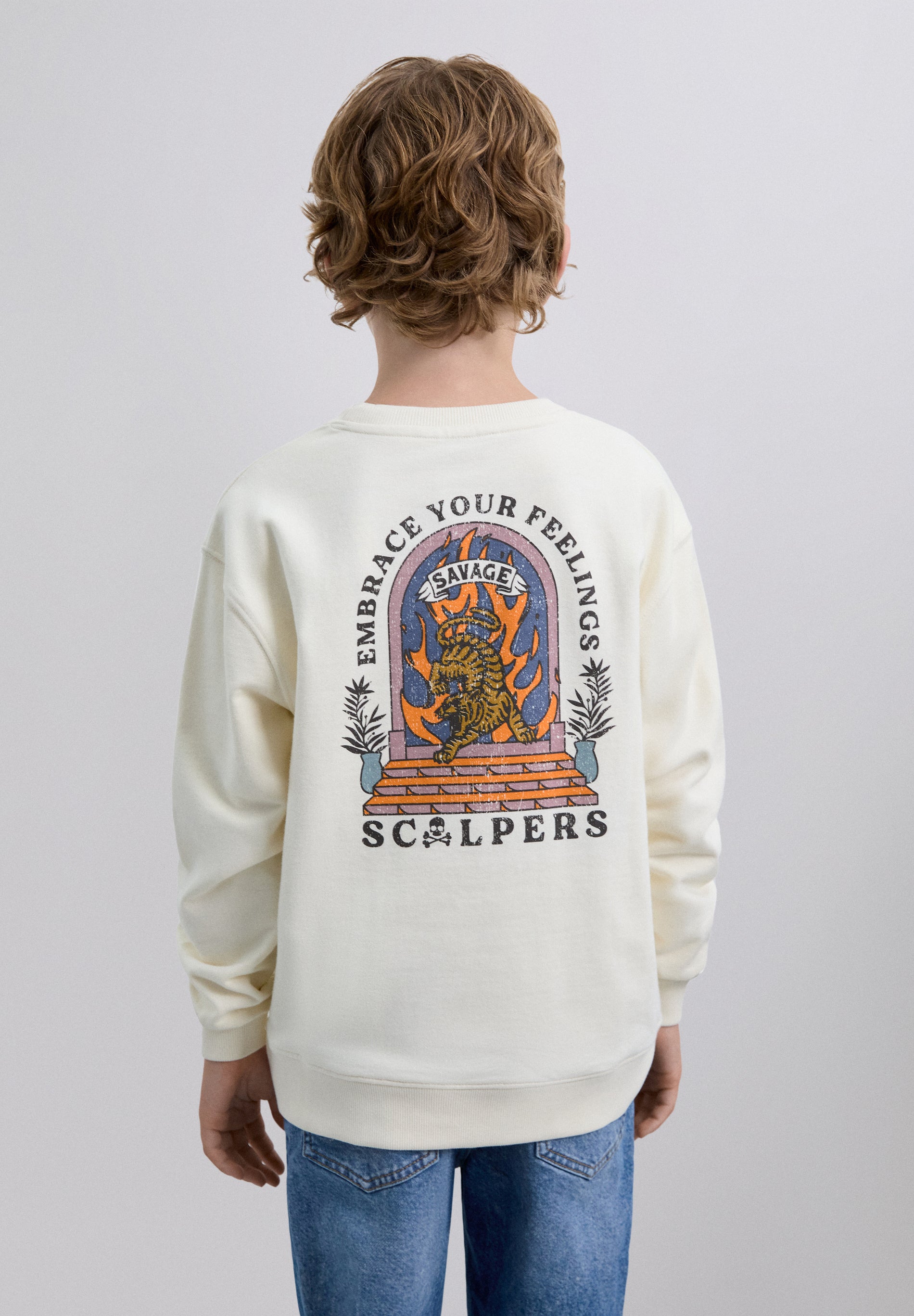 SUDADERA CALAVERA PRINT