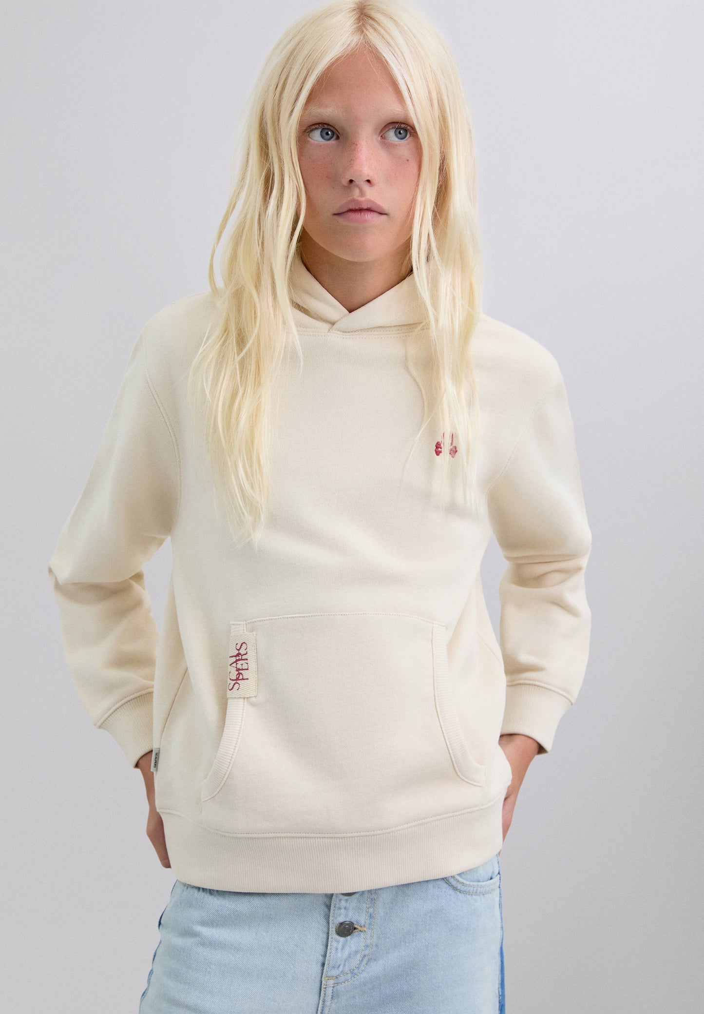 SUDADERA CAPUCHA CALAVERA BORDADA