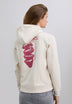 SUDADERA CAPUCHA CALAVERA BORDADA