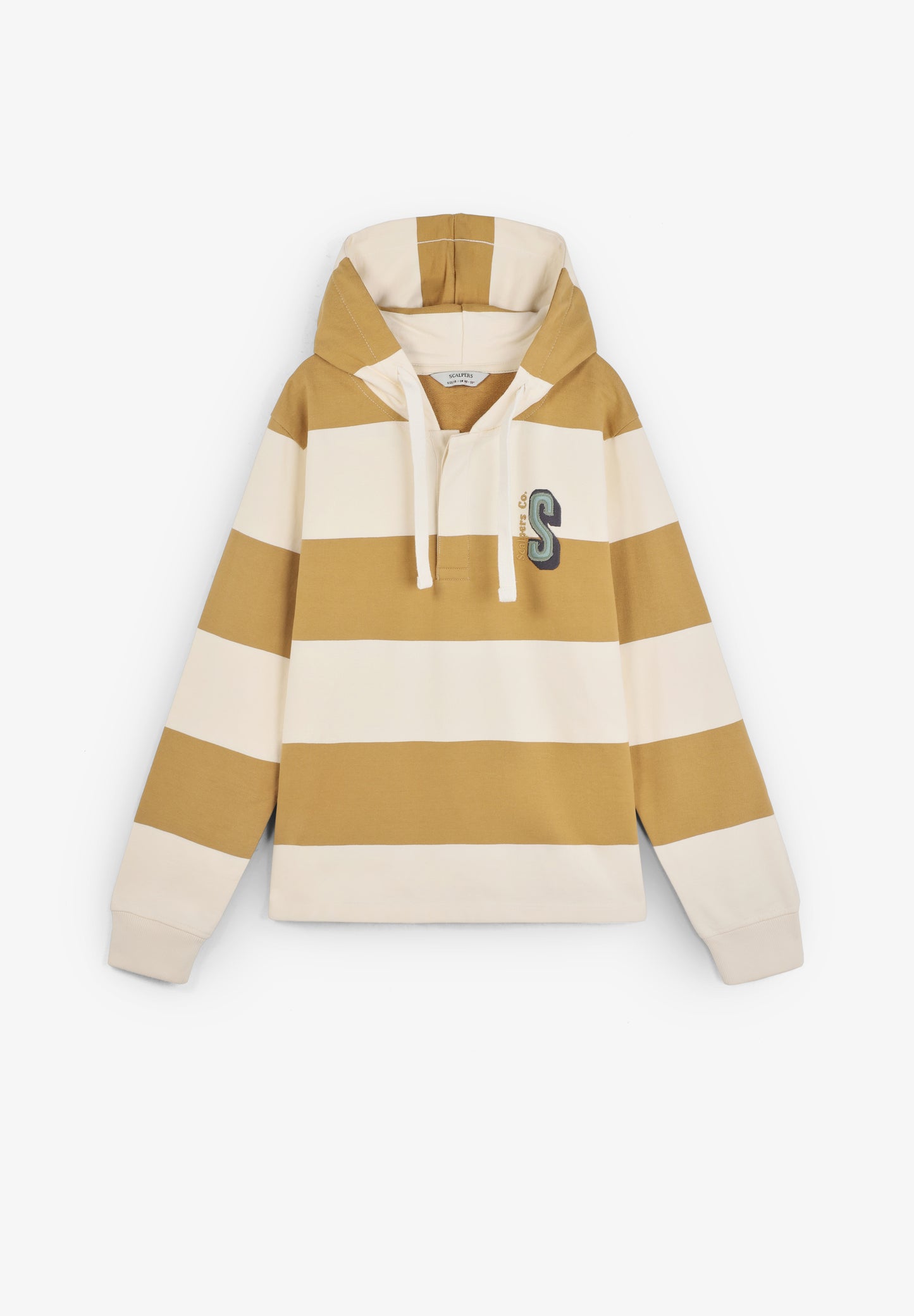 SUDADERA RAYAS CAPUCHA CALAVERA