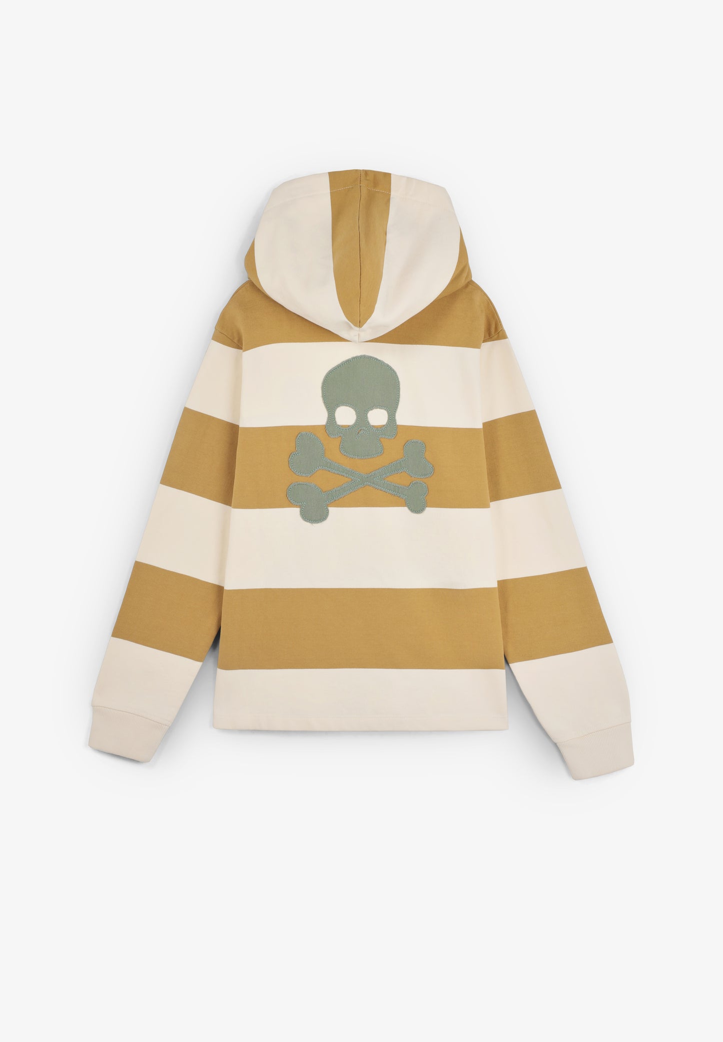 SUDADERA RAYAS CAPUCHA CALAVERA