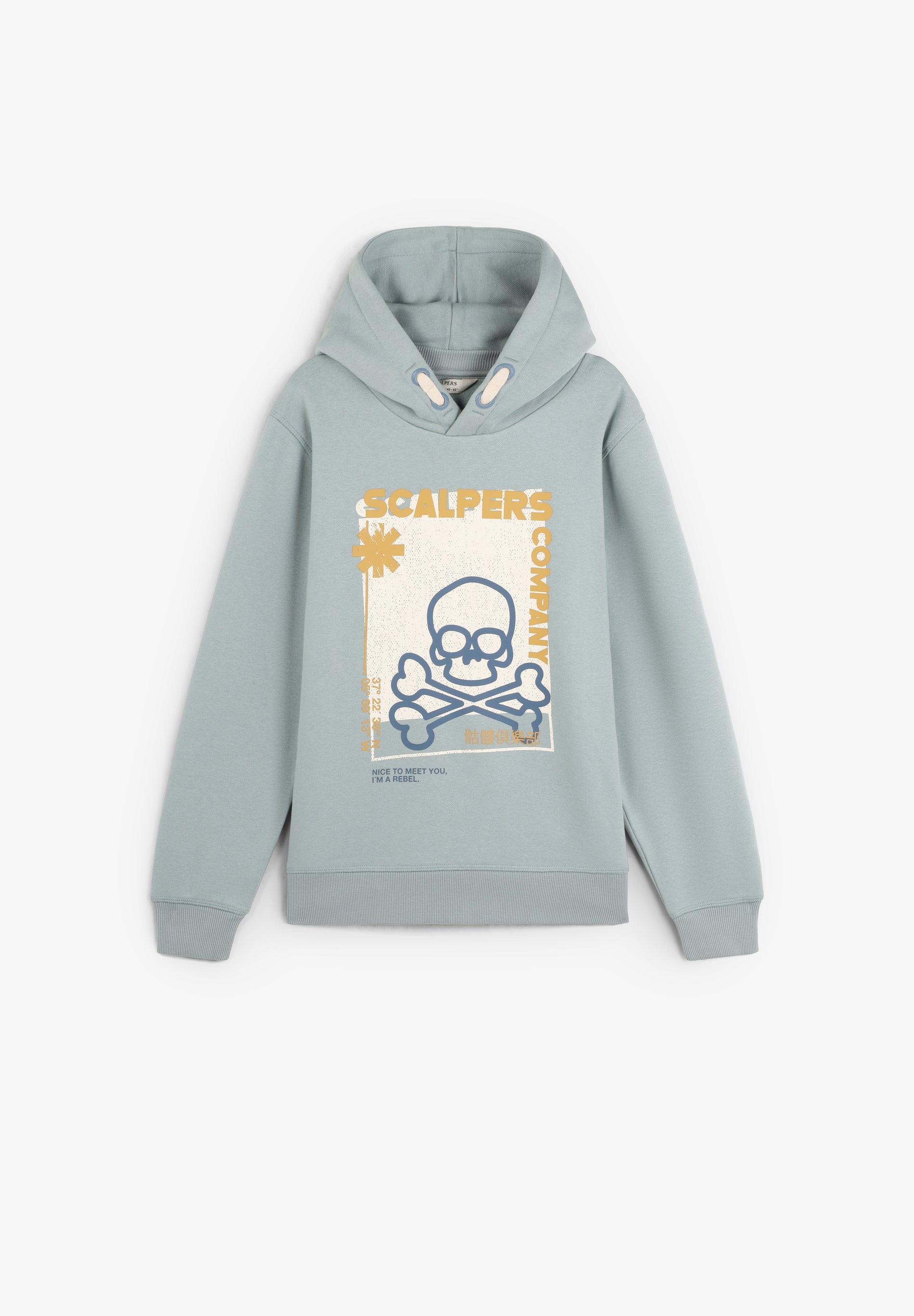 SUDADERA CAPUCHA ESTAMPADA