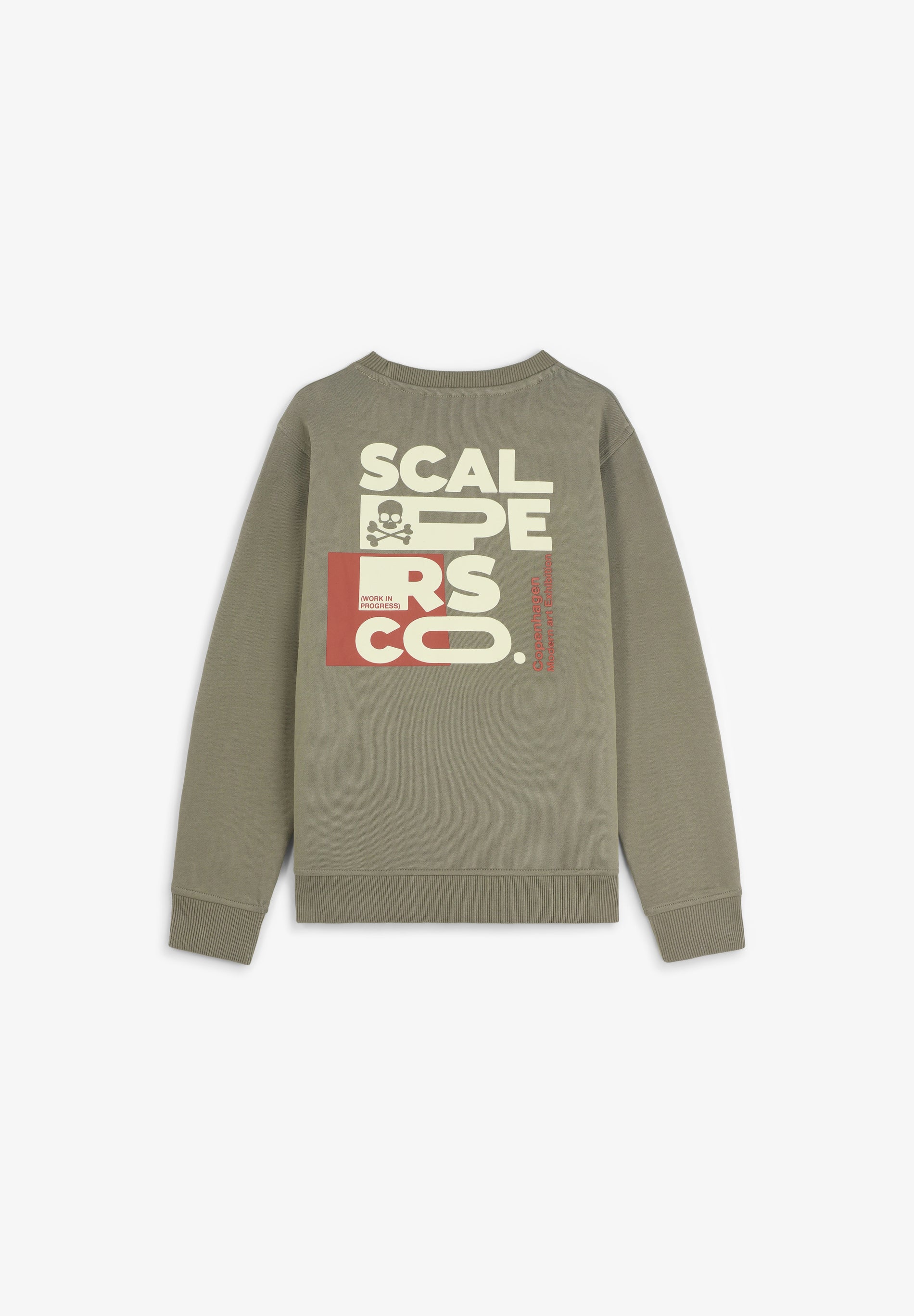 SUDADERA RIB ESTAMPADA