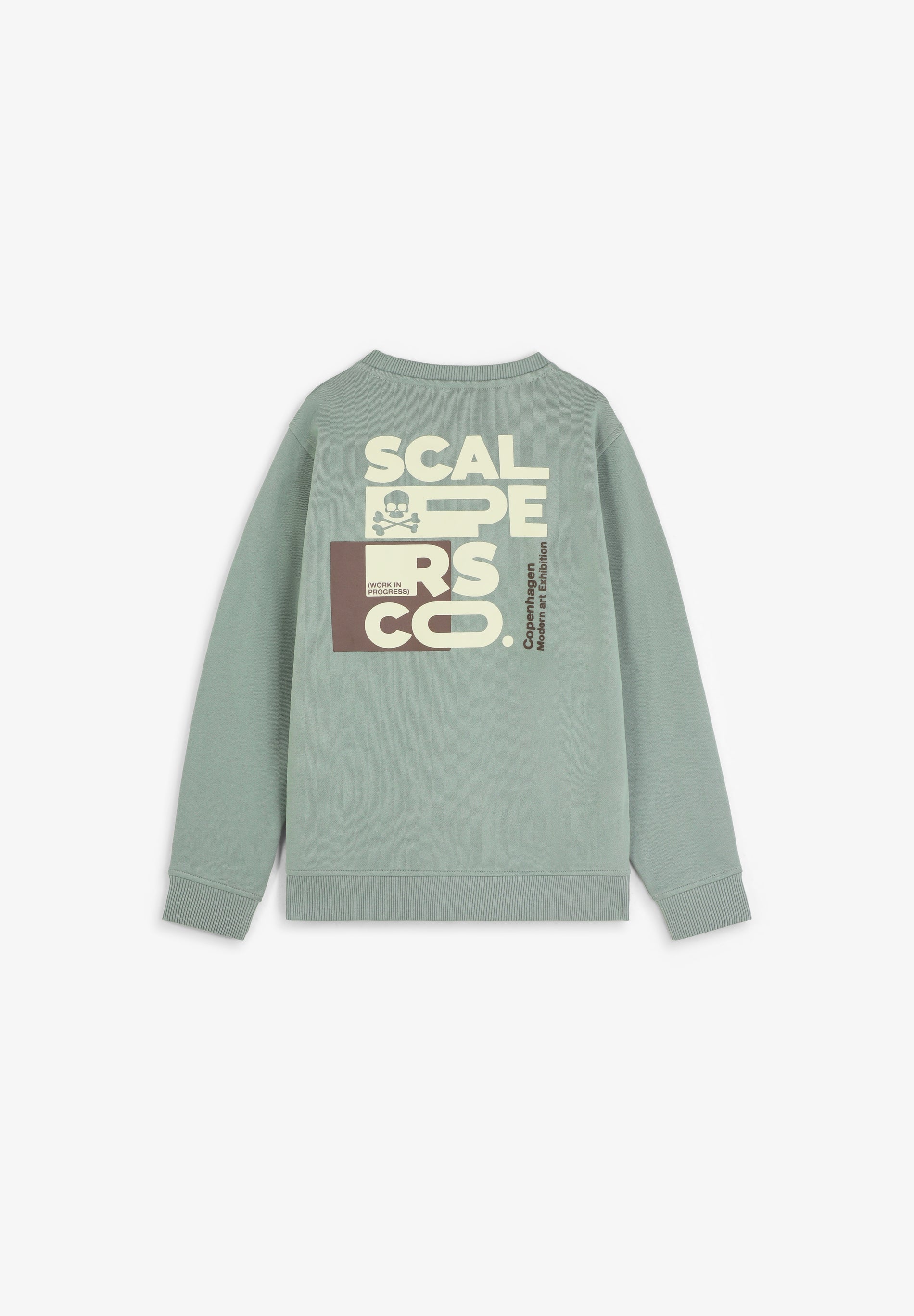 SUDADERA RIB ESTAMPADA