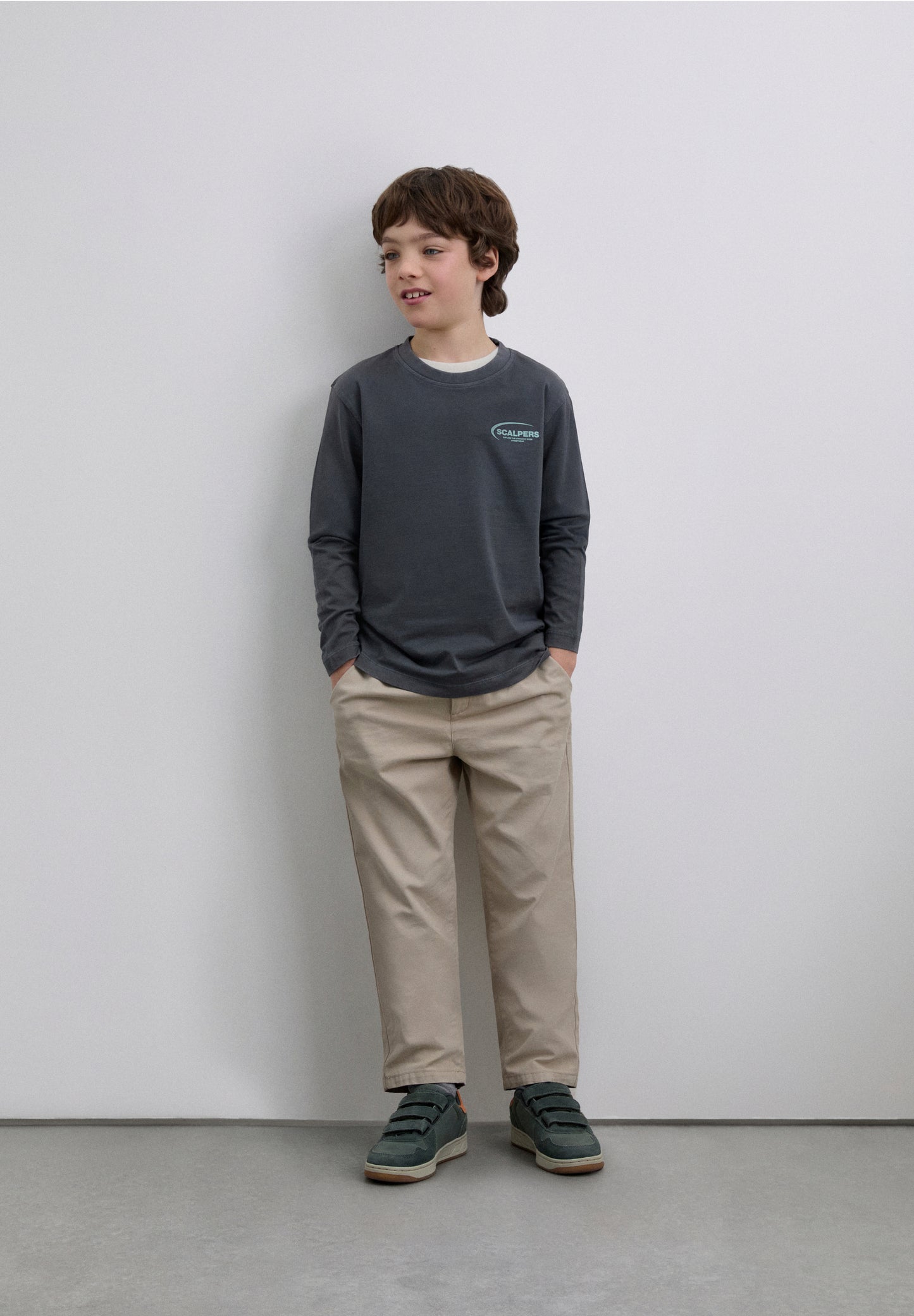 CAMISETA PRINT MANGA LARGA