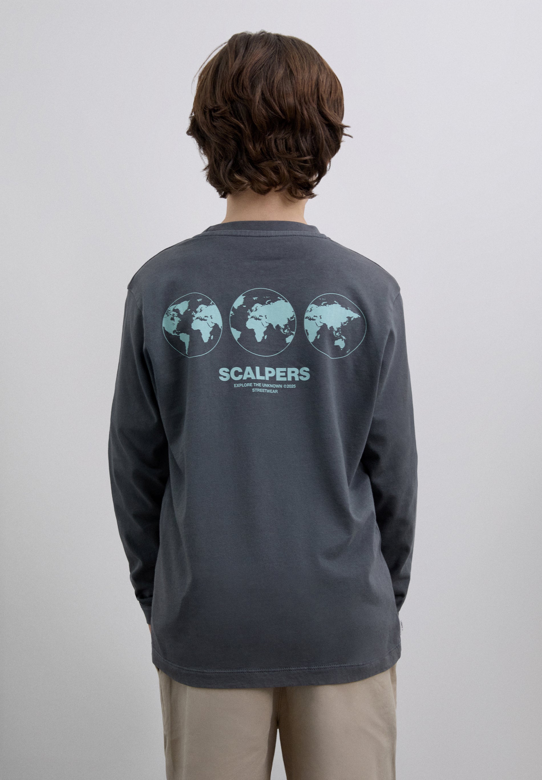 CAMISETA PRINT MANGA LARGA