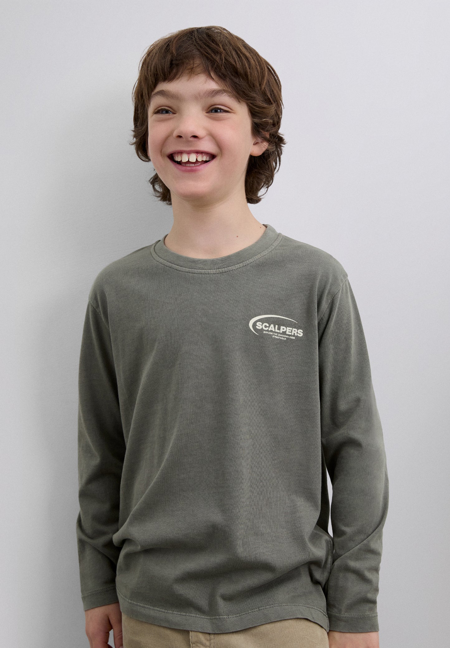 CAMISETA PRINT MANGA LARGA