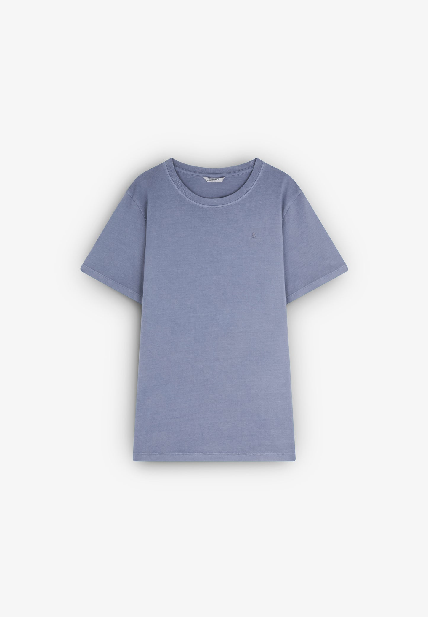 CAMISETA CALAVERA BORDADA TONO