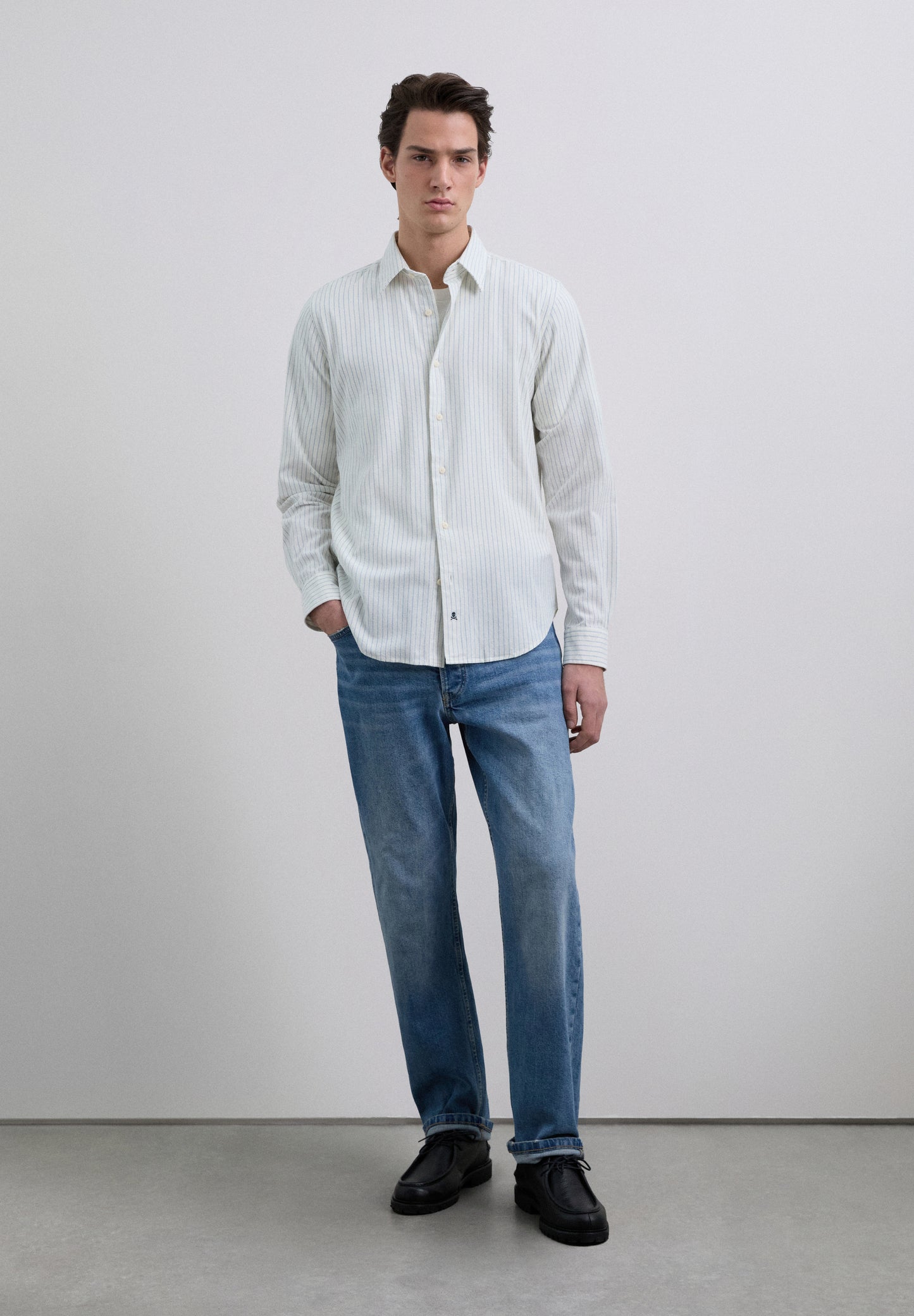 CAMISA RAYAS AFELPADA