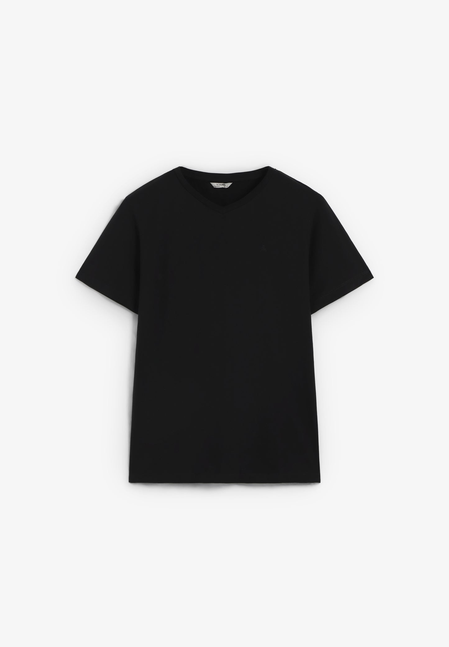 CAMISETA CALAVERA BORDADA TONO