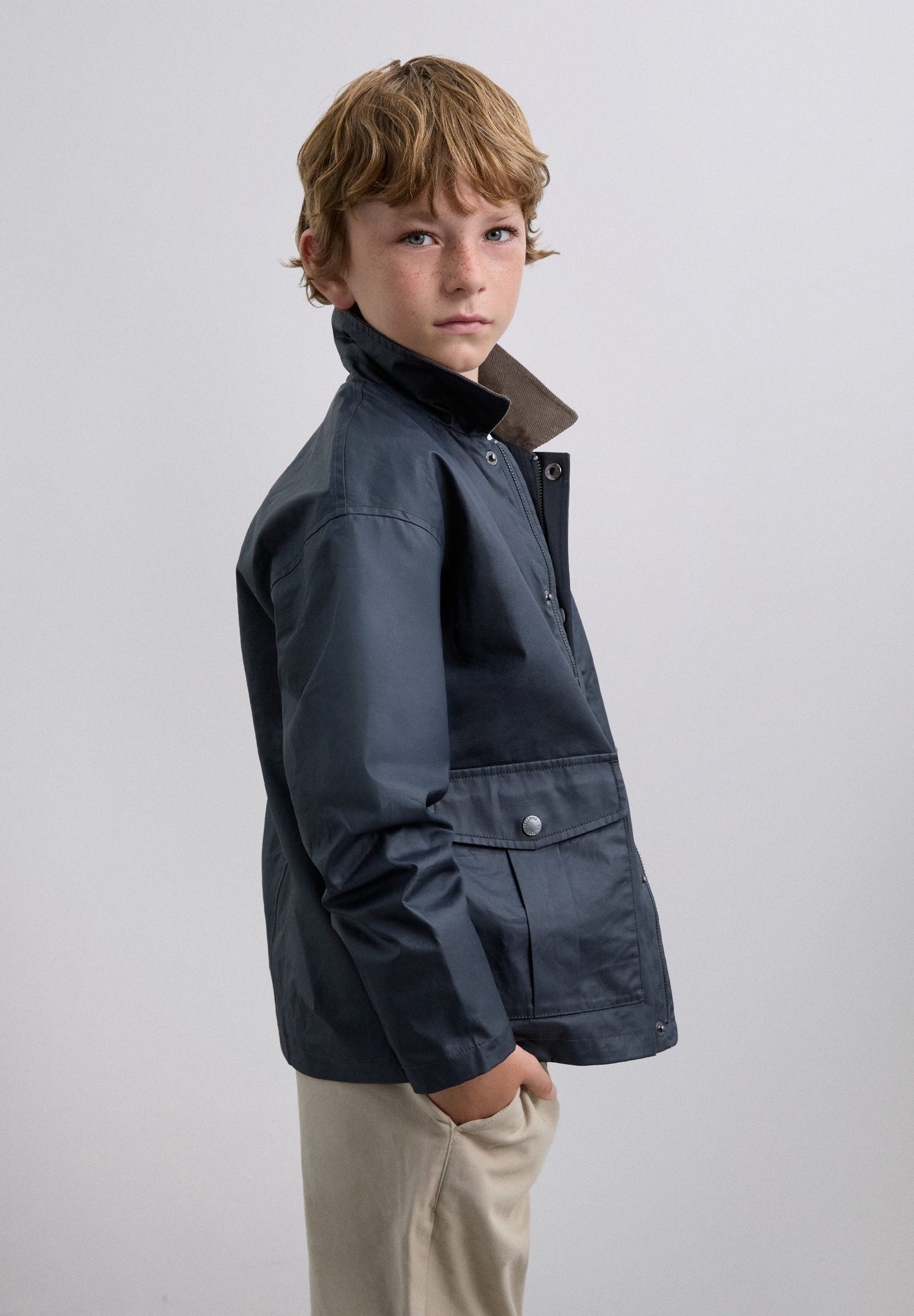 CHAQUETA CUELLO CAMISERO