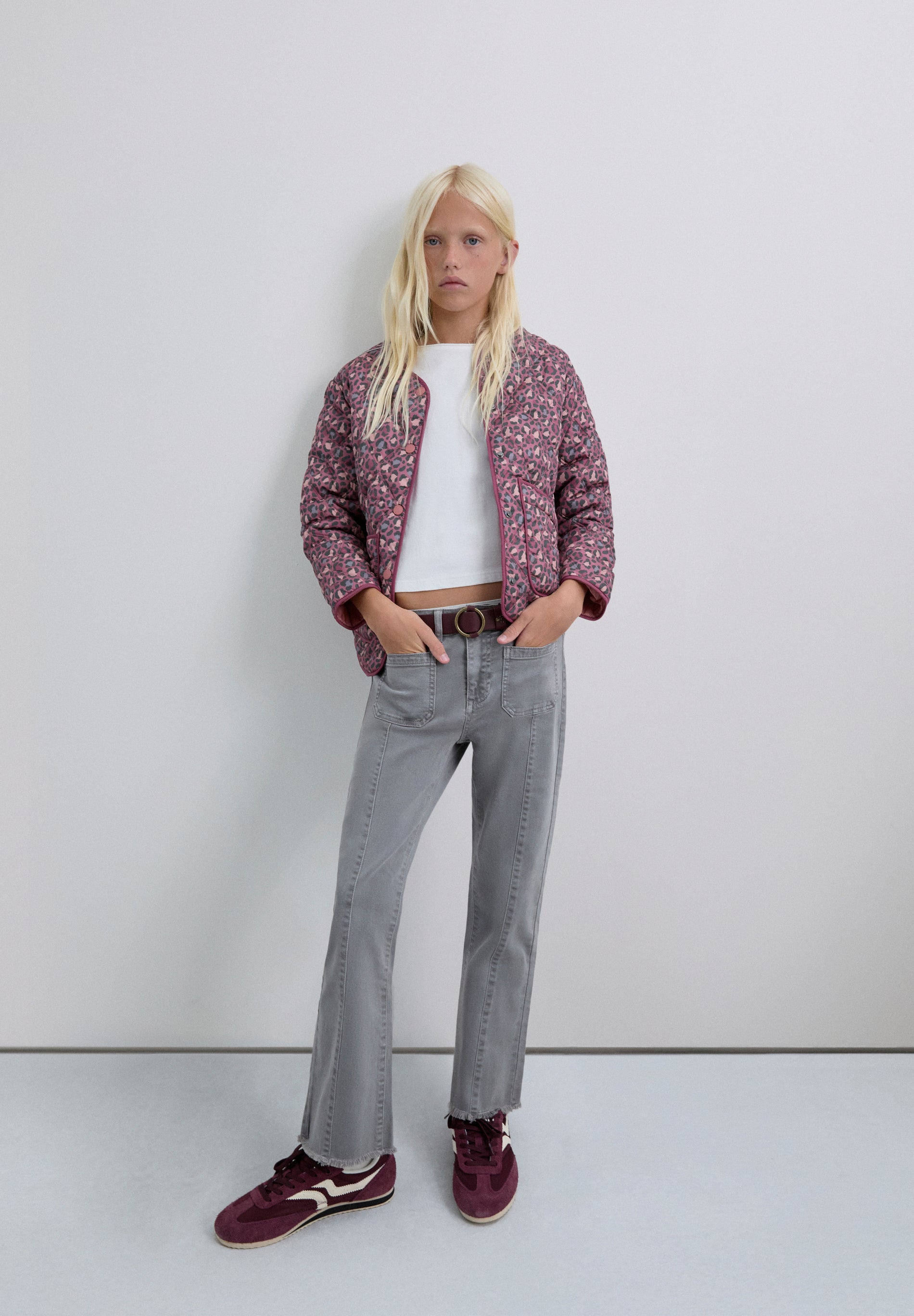 CHAQUETA ACOLCHADA ANIMAL PRINT