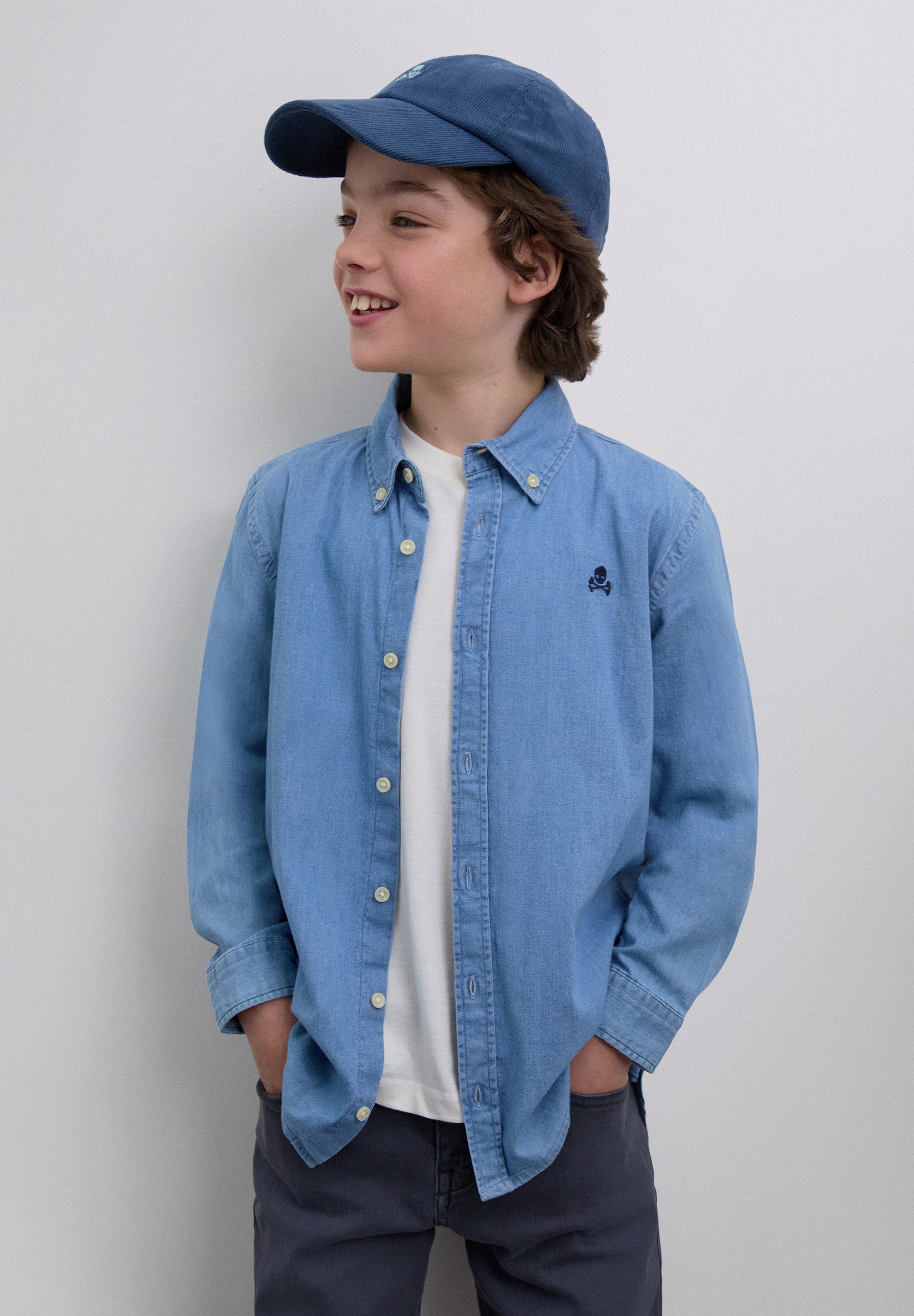 CAMISA DENIM CALAVERA