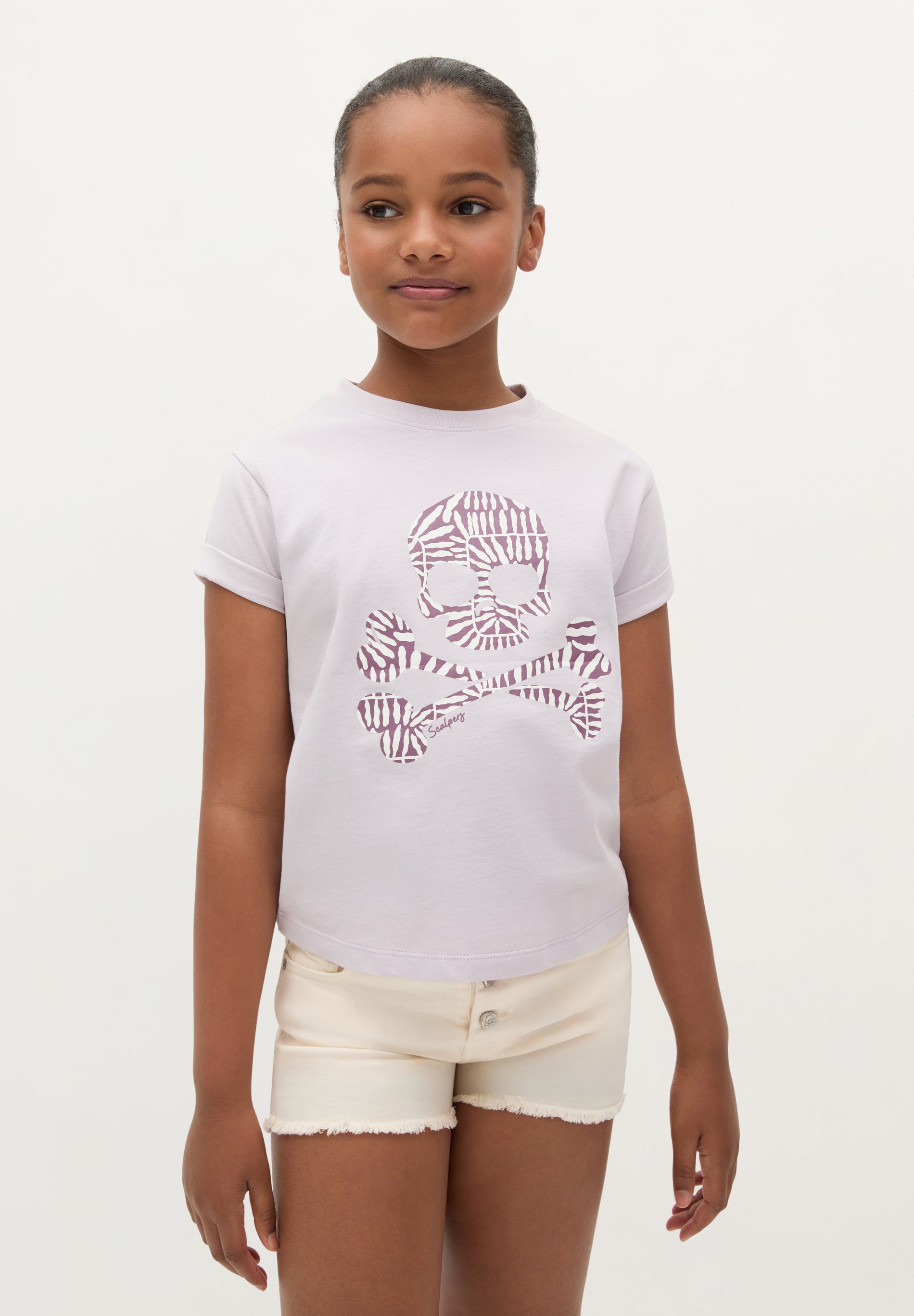 SCPICOLA SKULL TEE GIRLS