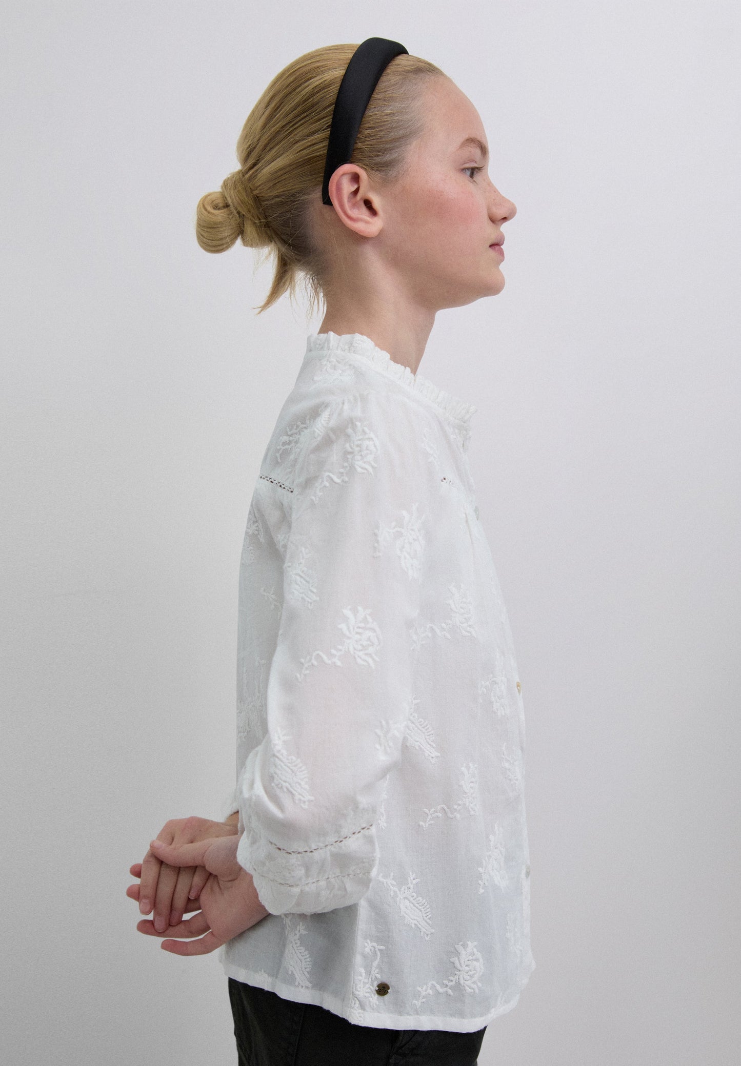 CAMISA ROMÁNTICA ALGODÓN