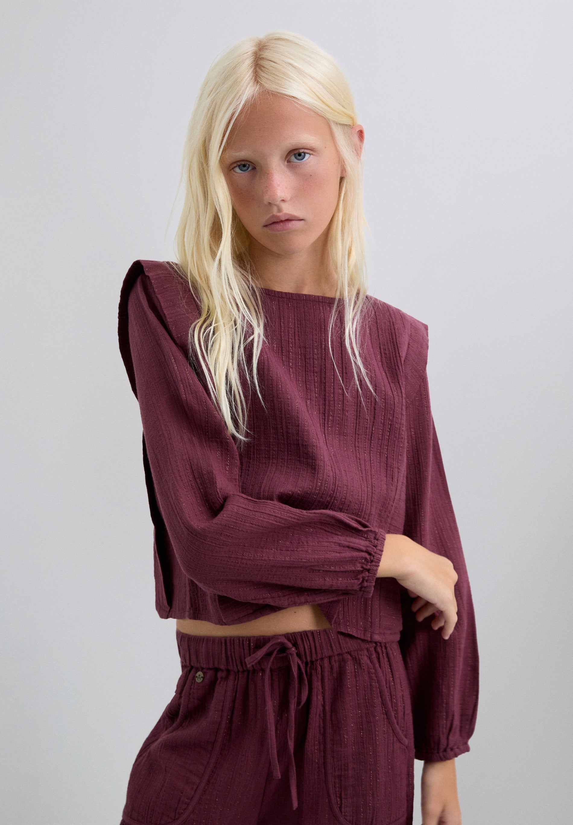 BLUSA PLIEGUES