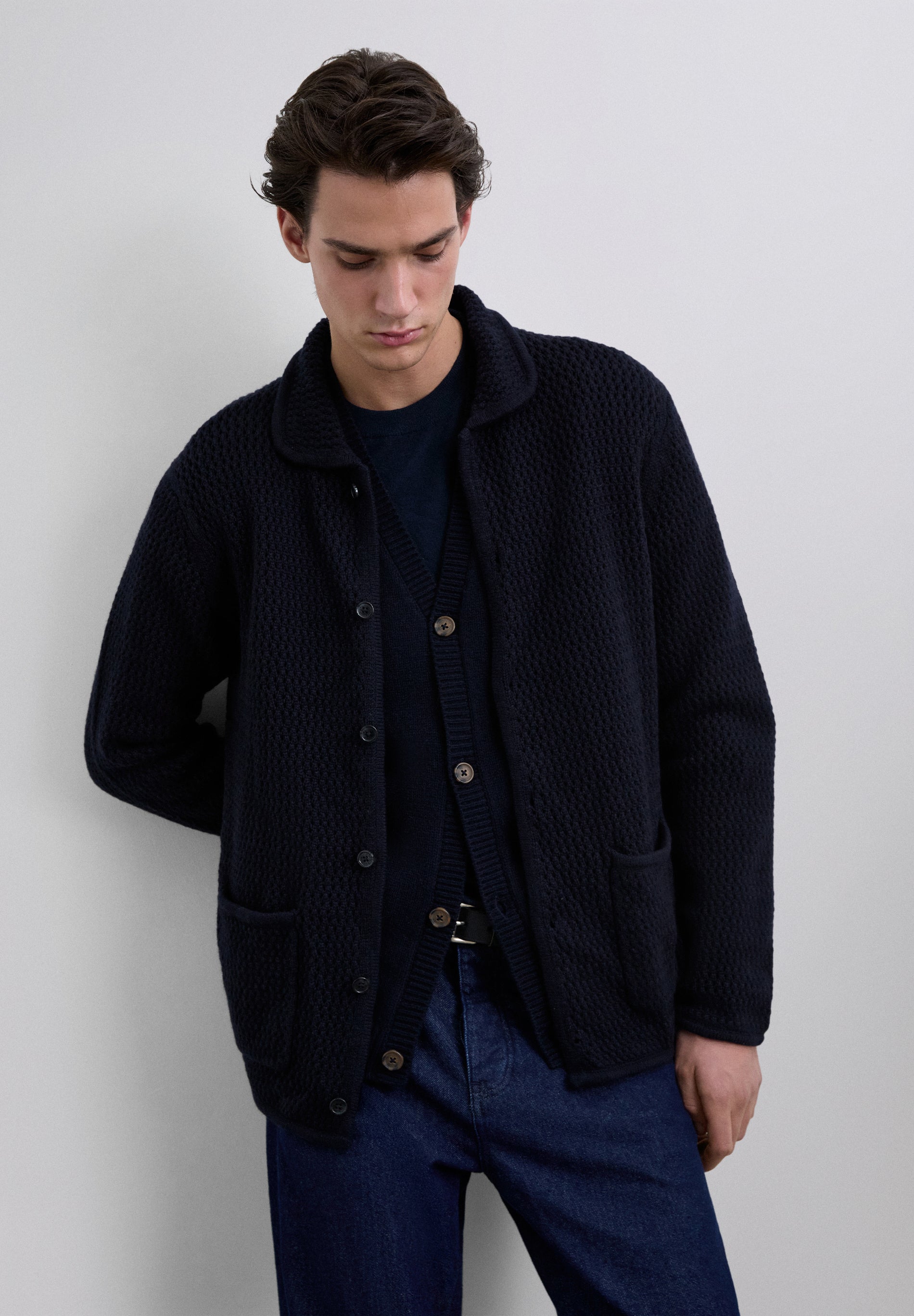 CARDIGAN PUNTO LANA