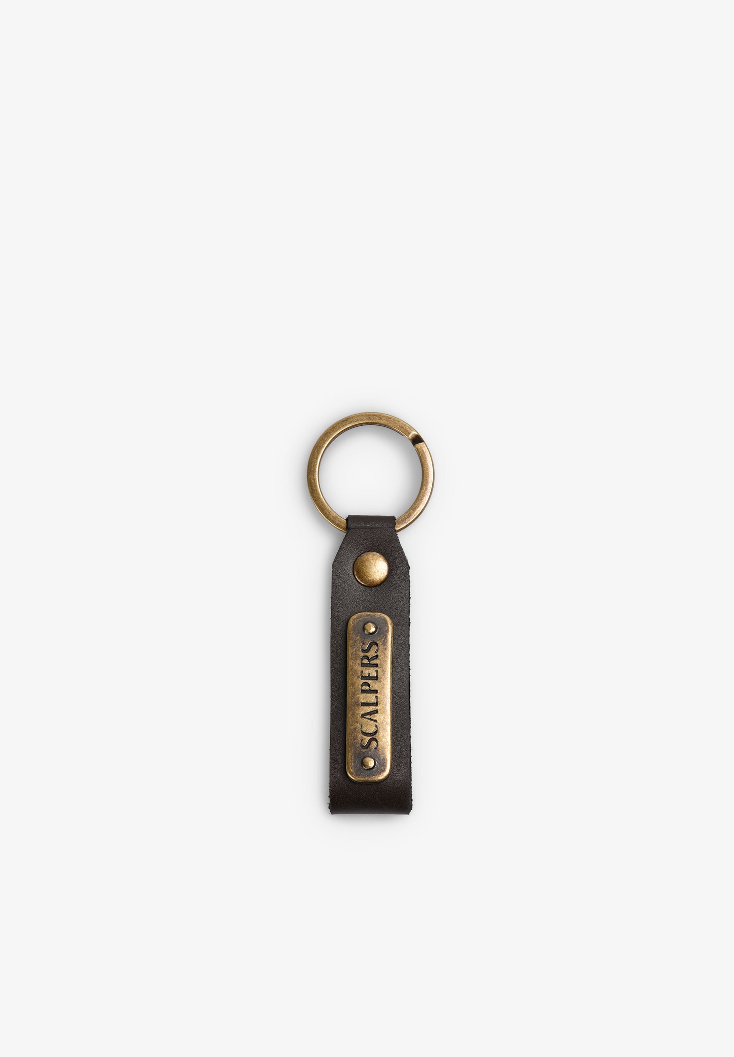 SCLEATHER METAL KEYCHAIN