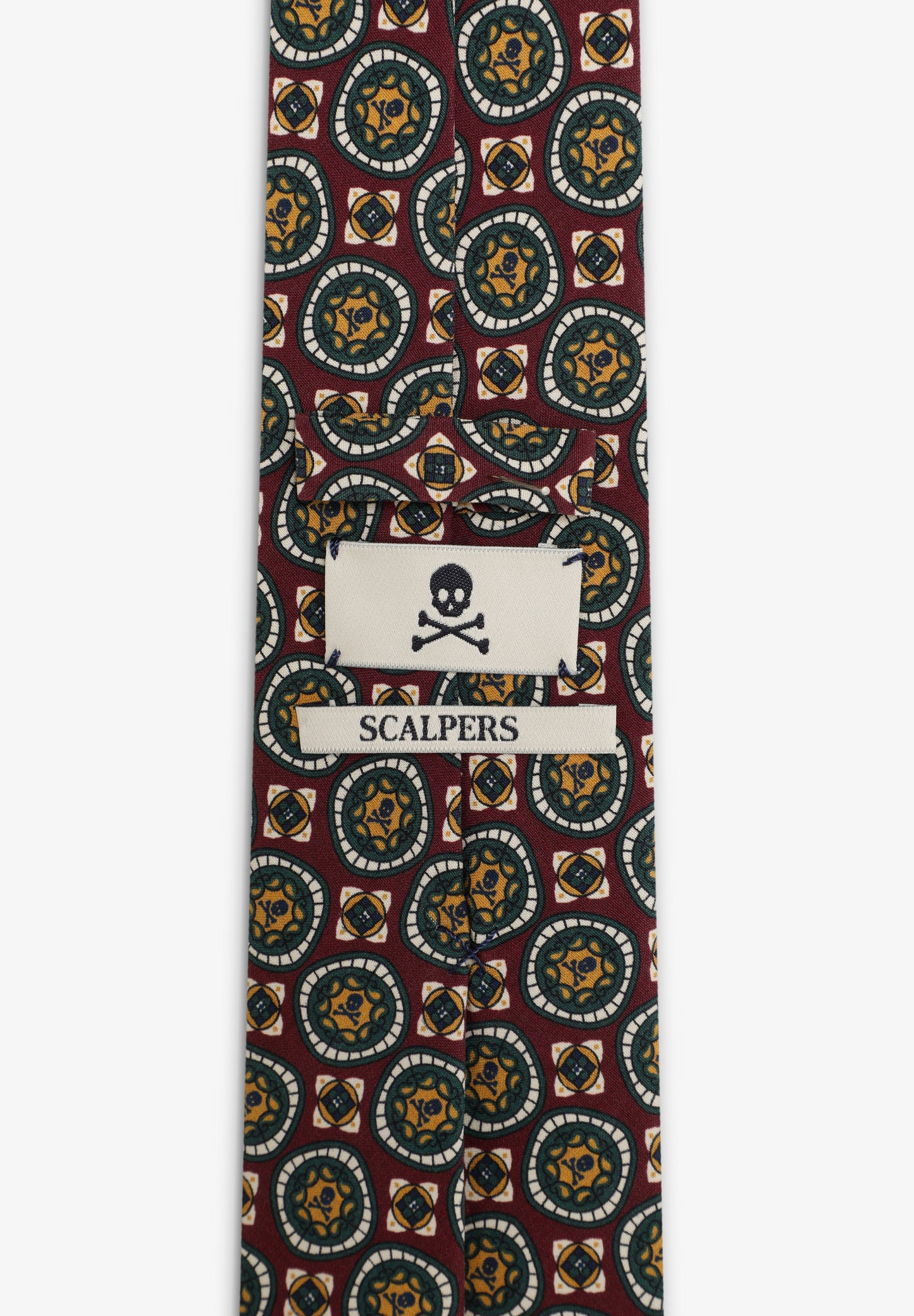 SCSKULL MOTIVE TIE