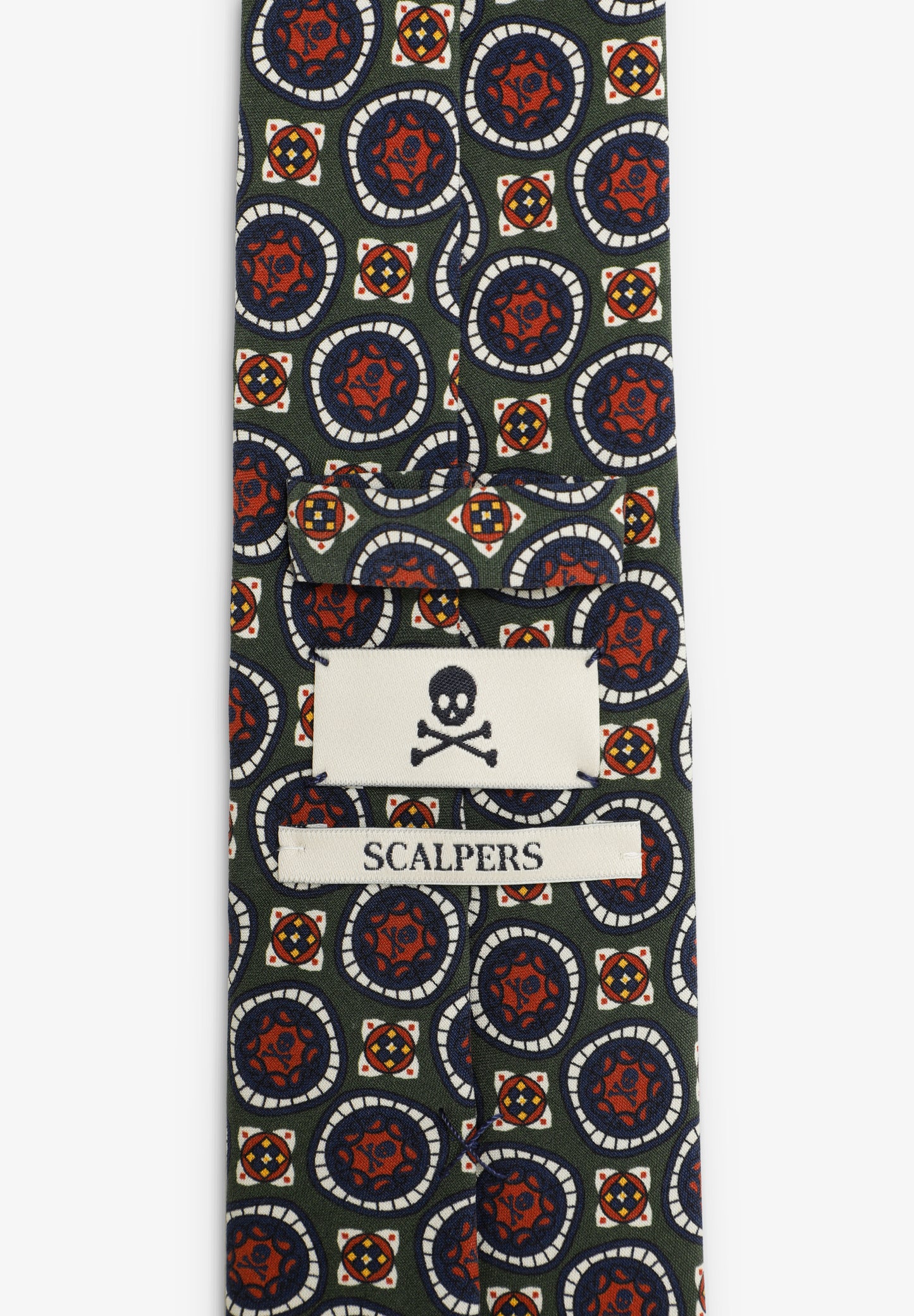 SCSKULL MOTIVE TIE