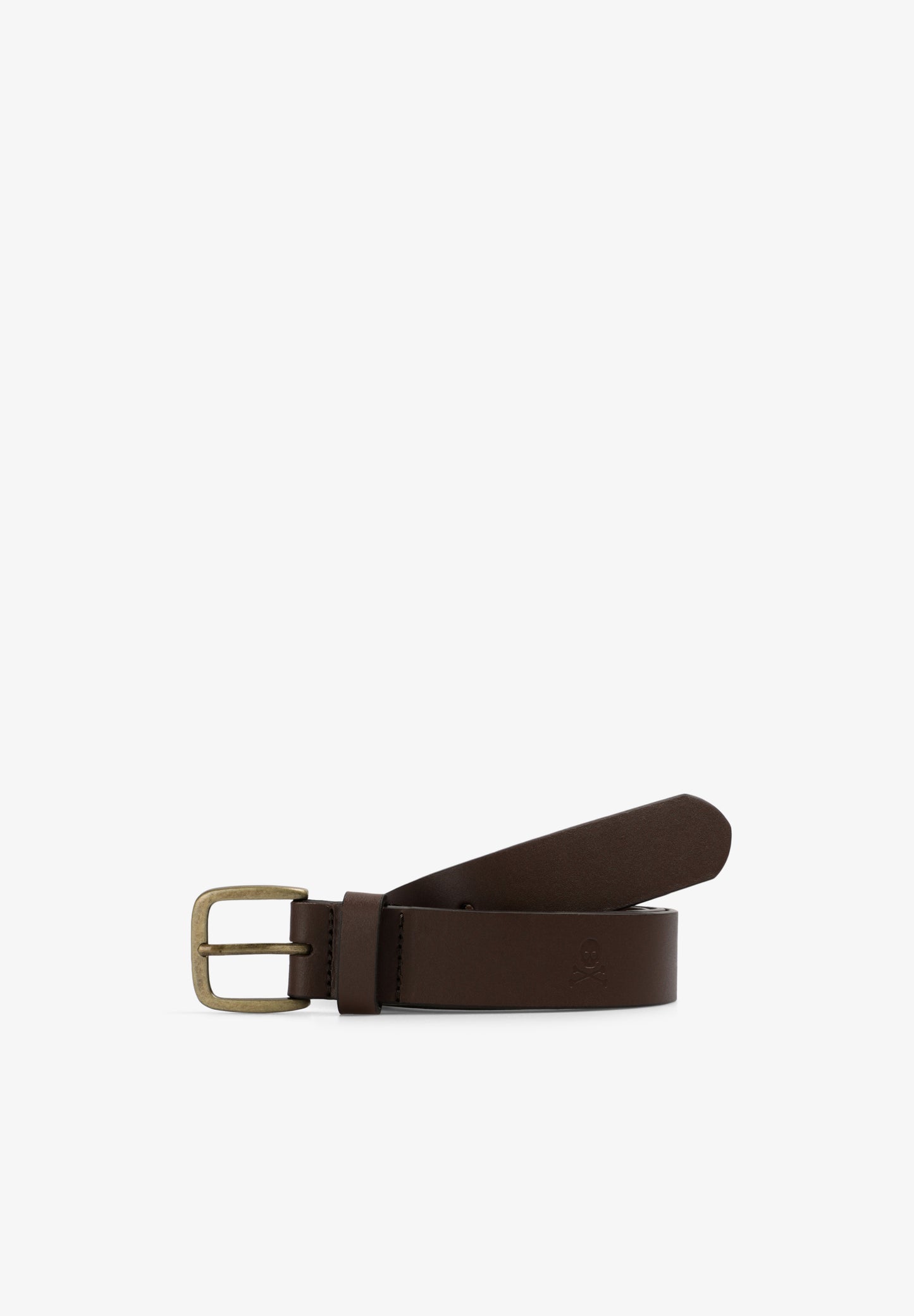 SCETHNIC SKULL LEATHER BELT