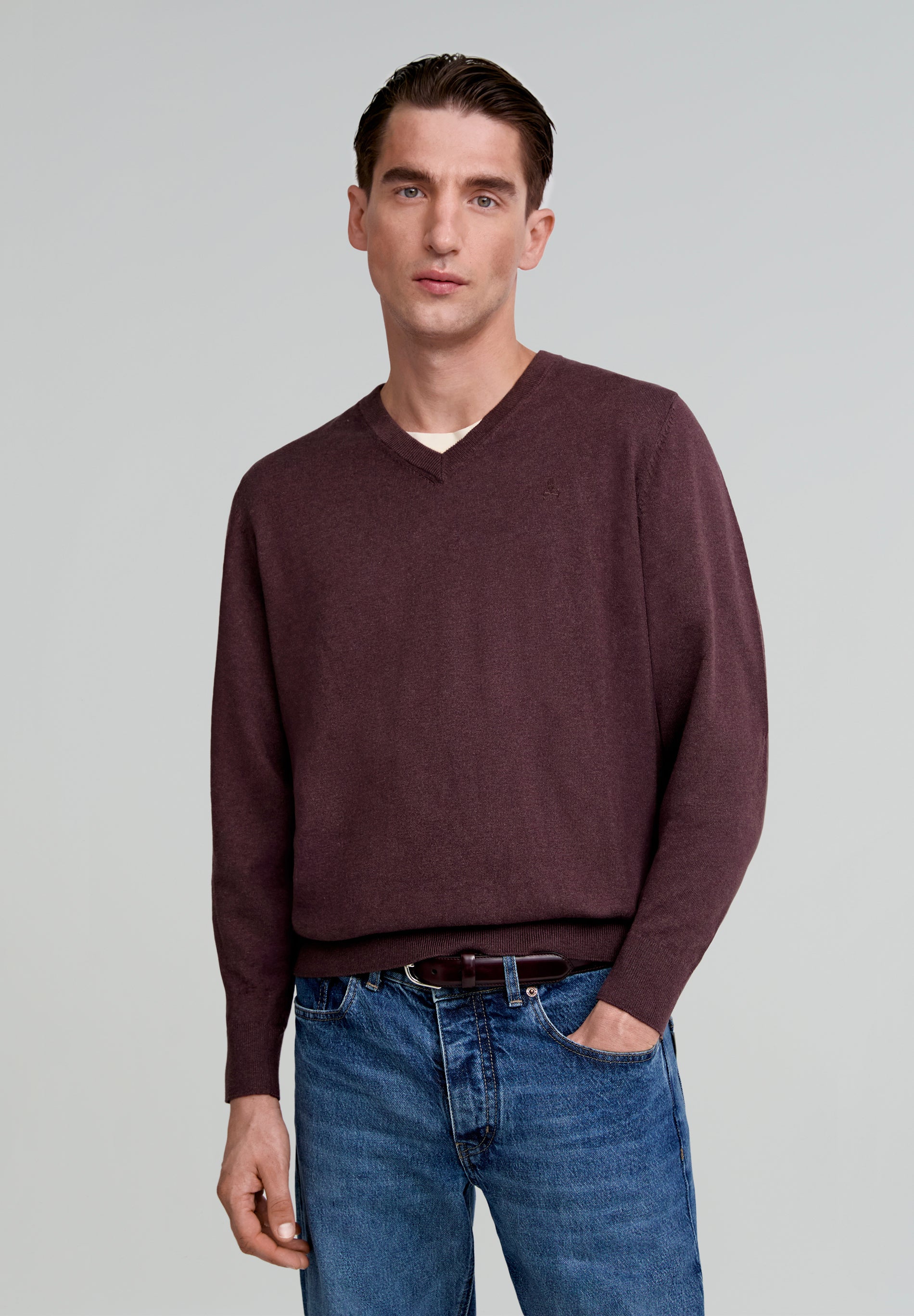 SCBASIC V NECK TRICOT