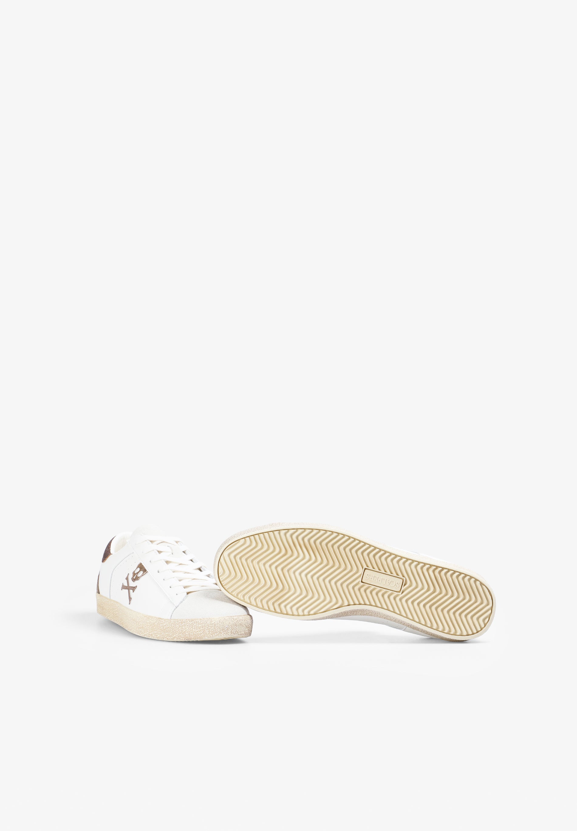 SNEAKERS PIEL CALAVERA - Scalpers