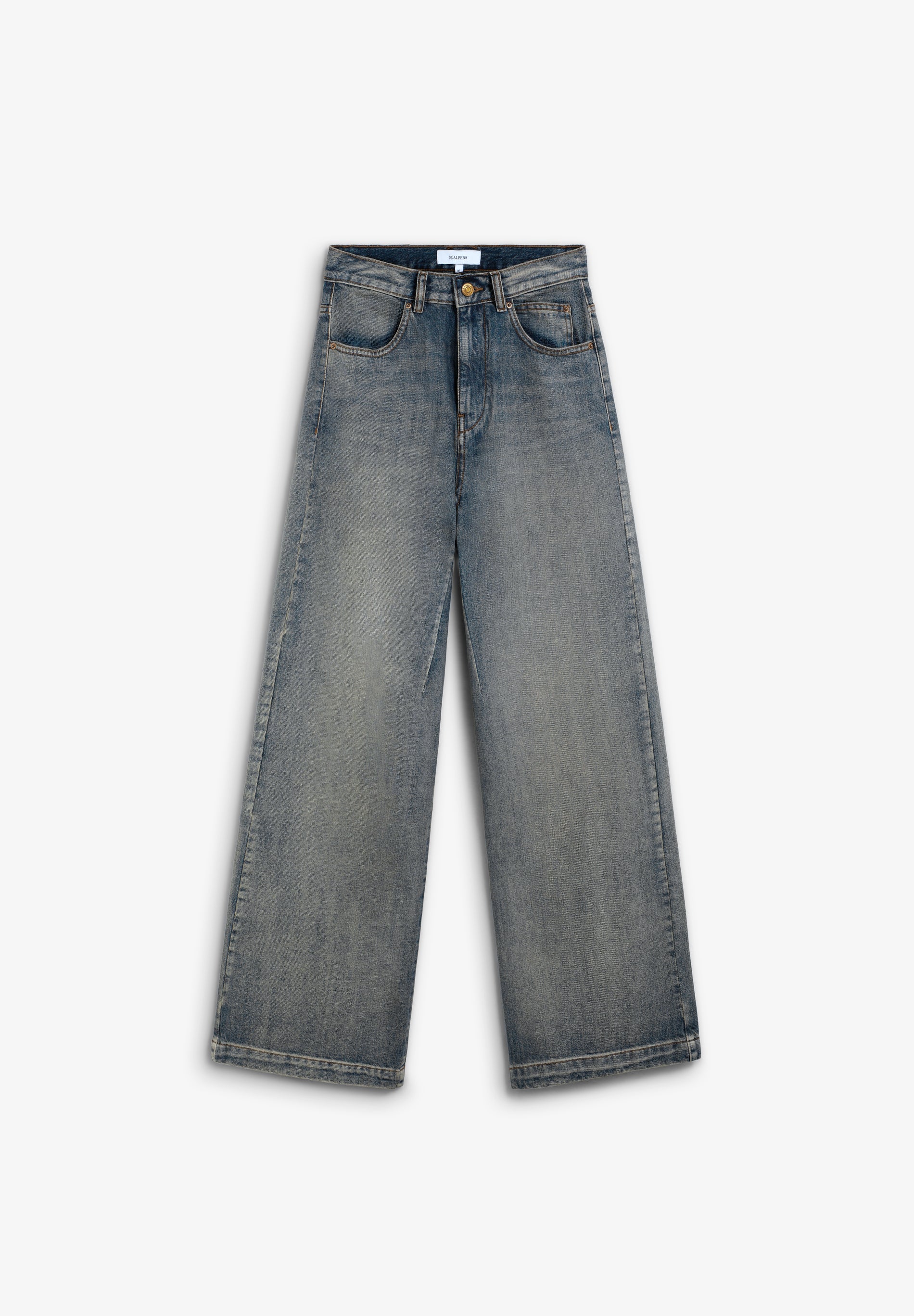 JEANS FULL LENGTH TIRO ALTO - Scalpers