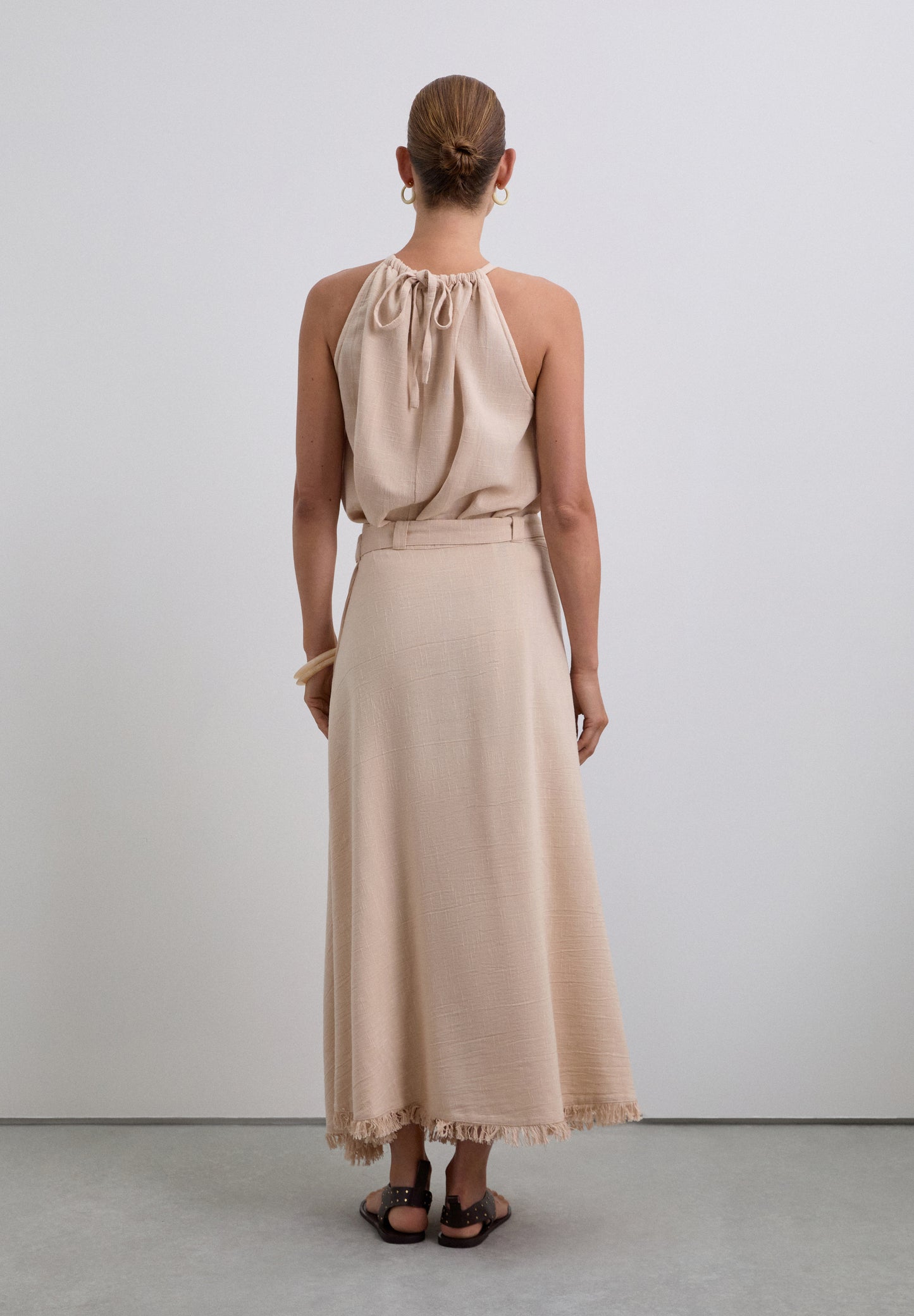 FALDA MIDI FLECOS