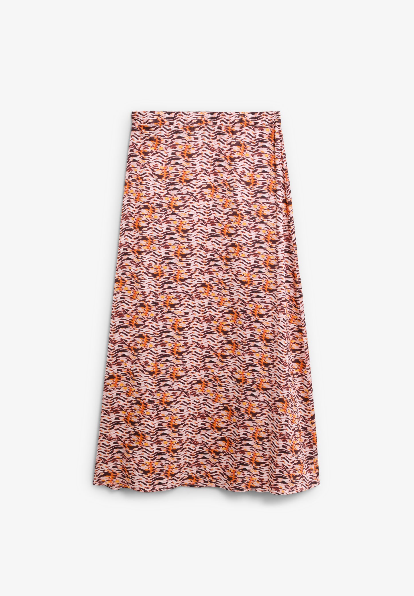 FALDA MIDI FLUIDA ESTAMPADA