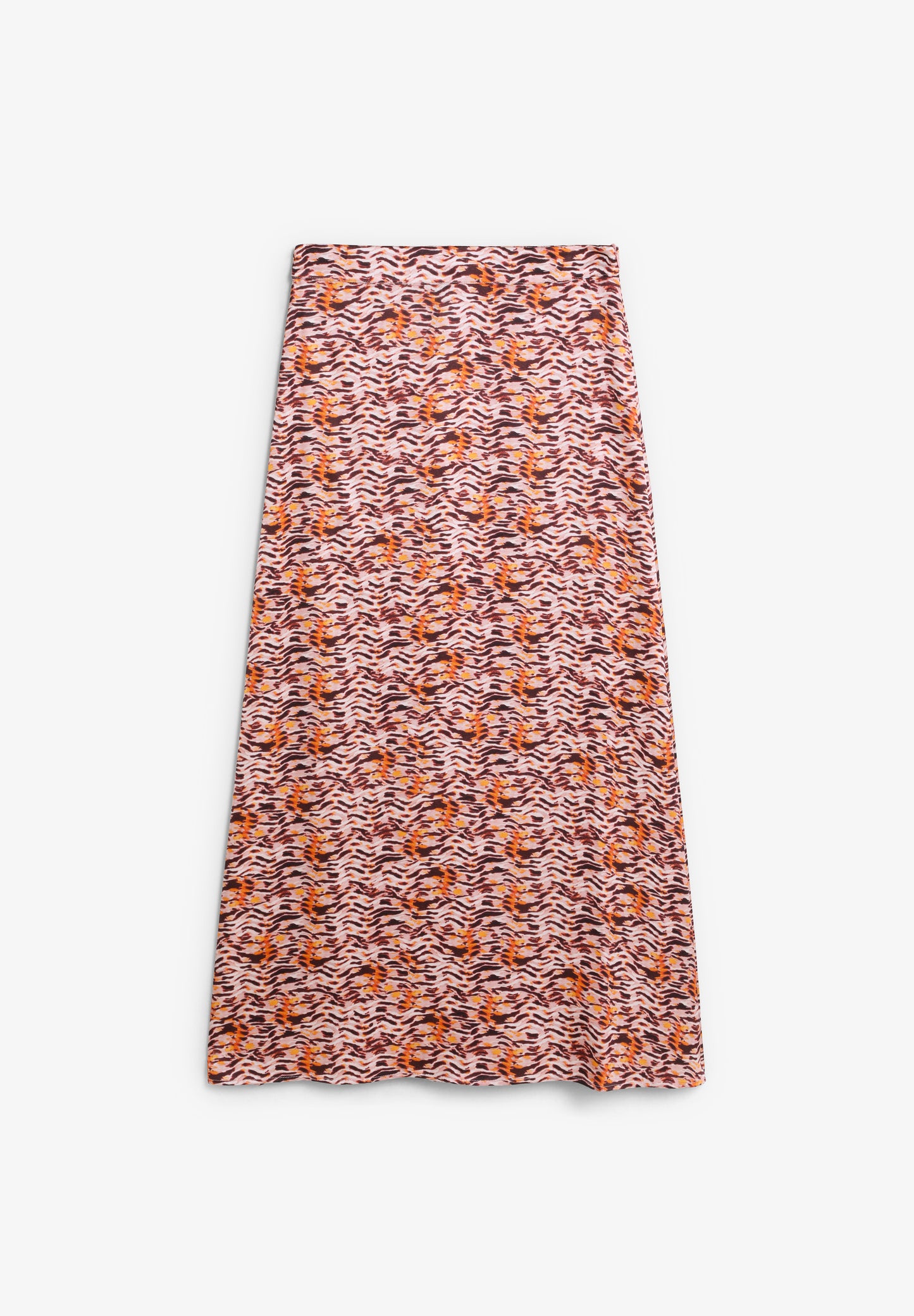 FALDA MIDI FLUIDA ESTAMPADA