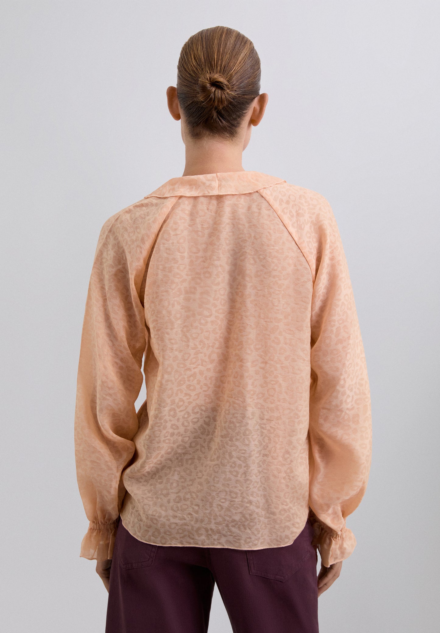 BLUSA VOLANTES ANIMAL PRINT